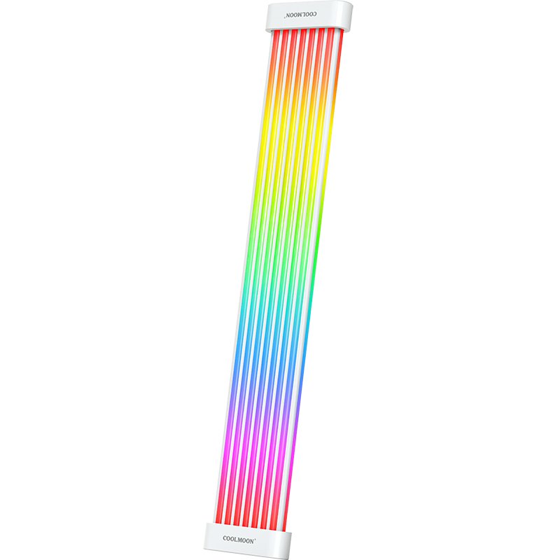 COOLMOON Strimer AOSOR C200EX 5V ARGB GPU Extension Cable - RGB PC Lighting for Gaming Rigs & Custom PC Builds - Perfect for Gaming Setups, Streaming Battlestations & RGB Enthusiasts