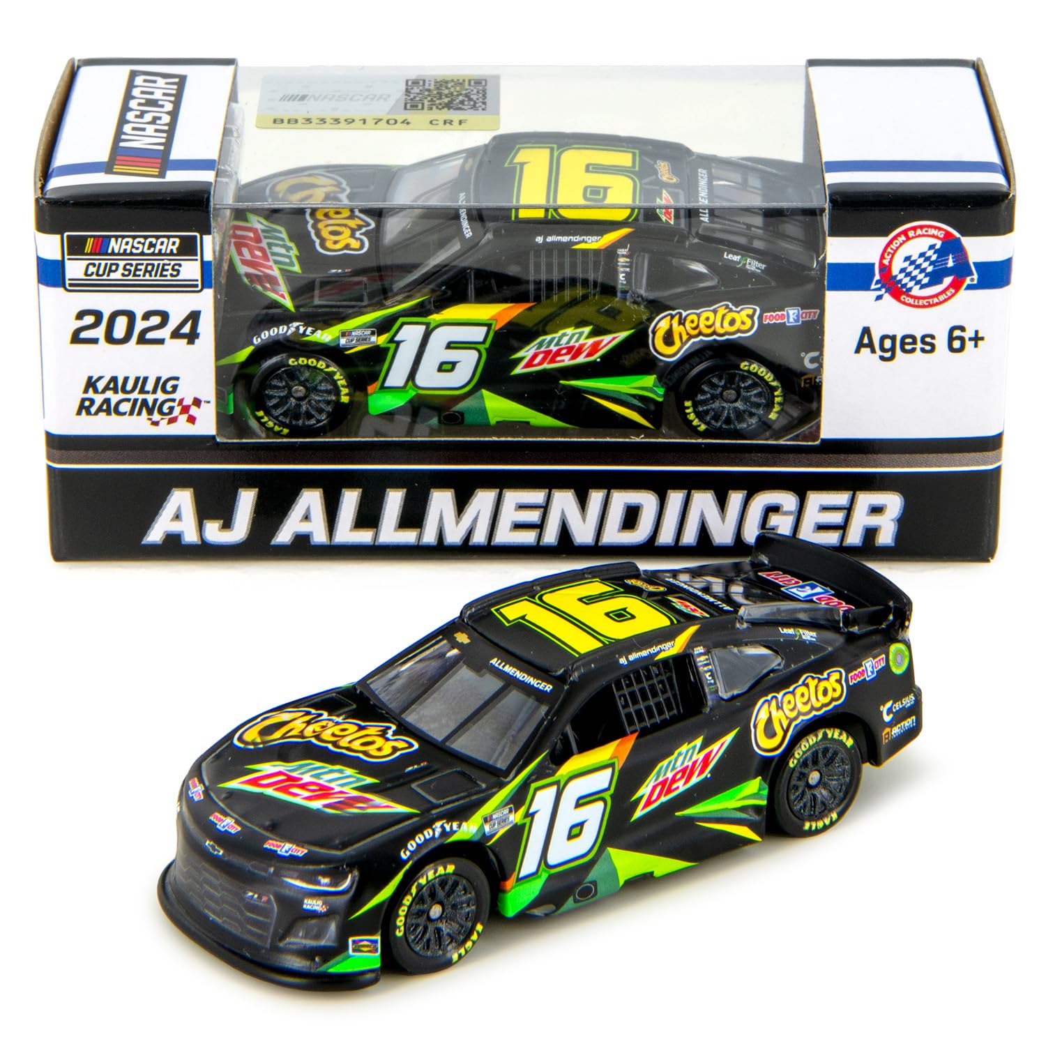 Lionel Racing AJ Allmendinger 2024 Diecast Car 1:64 Scale - NASCAR Collectible Model Toy for Kids & Adults, Perfect for Display, Racing Enthusiasts Gift