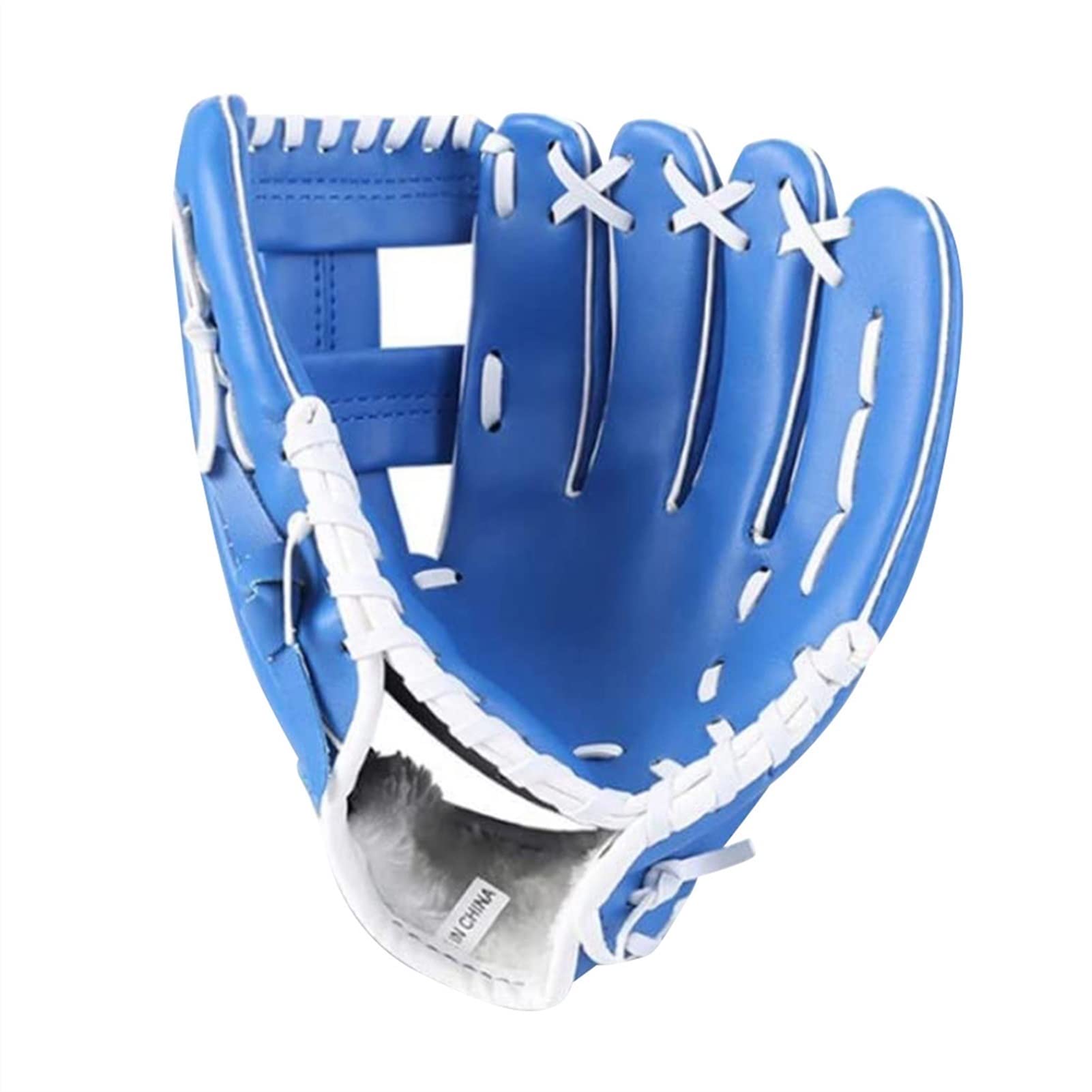 Premium 11.5 Inch Blue Baseball & Softball Gloves - Comfortable, Durable with Adjustable Shoulder Straps for Youth & Adult Players - Perfect for Training, Games & Outdoor Sports Activities