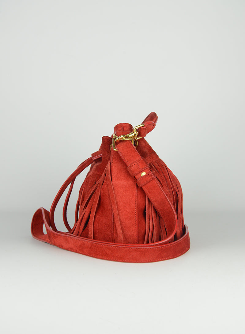 Saint Laurent Emmanuelle Red Leather Crossbody Bag - Luxury Designer Handbag for Women, Perfect for Parties, Date Nights & Special Occasions