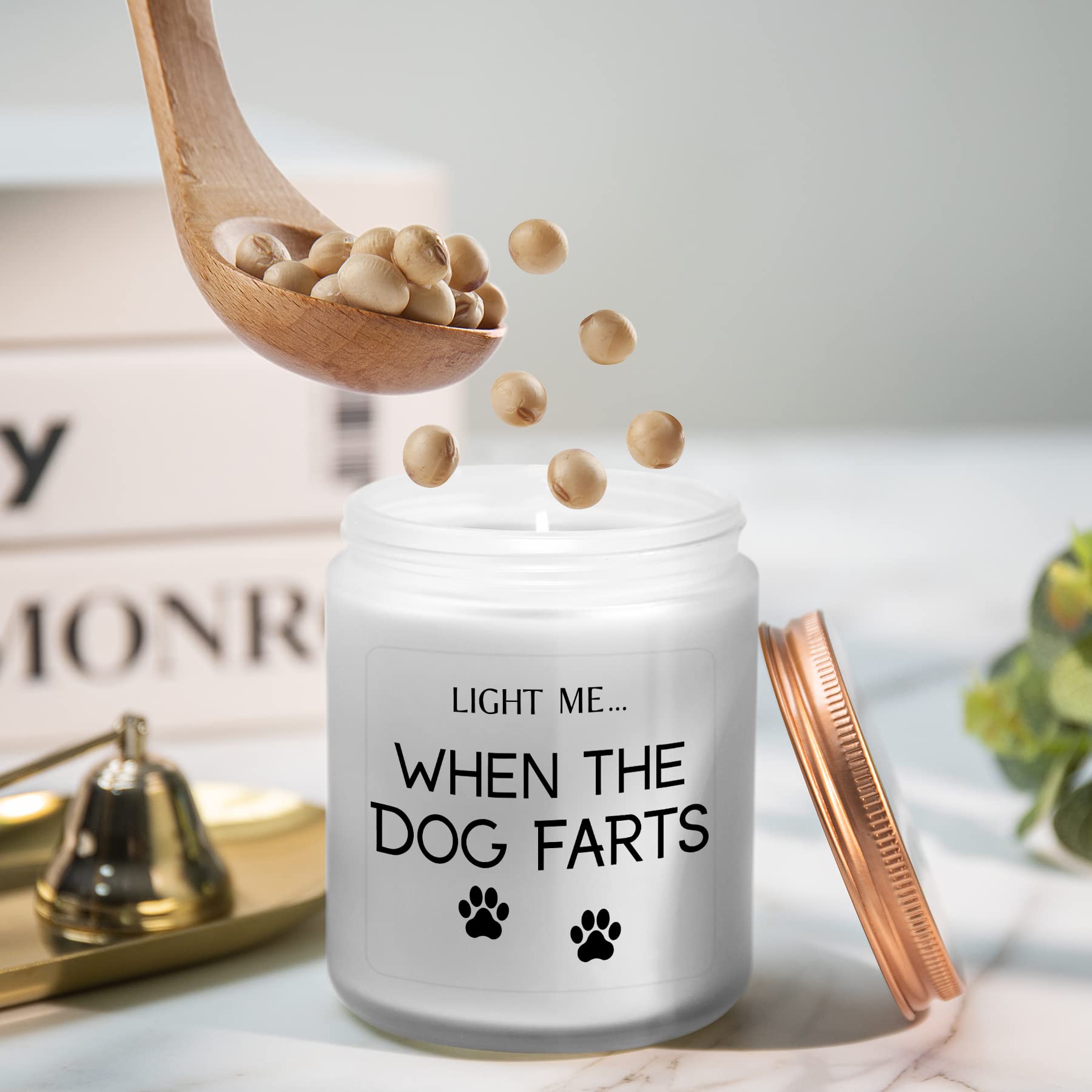 Funny Dog Mom Gifts for Women - Lavender Scented Candle for Pet Lovers, Best Friends, Girlfriends & Coworkers - Perfect Birthday, Christmas & Thanksgiving Present - Relaxing Aromatherapy Gift for Home & Office