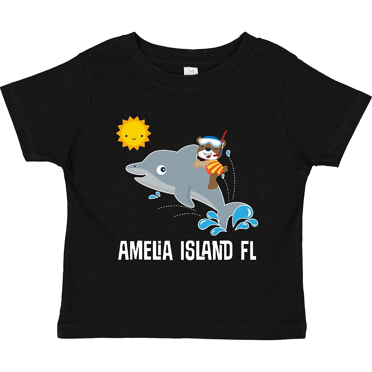 Amelia Island Florida Toddler T-Shirt - Cute Vacation Souvenir & Travel Gift for Kids - Perfect for Beach Trips, Family Vacations & Florida-Themed Events