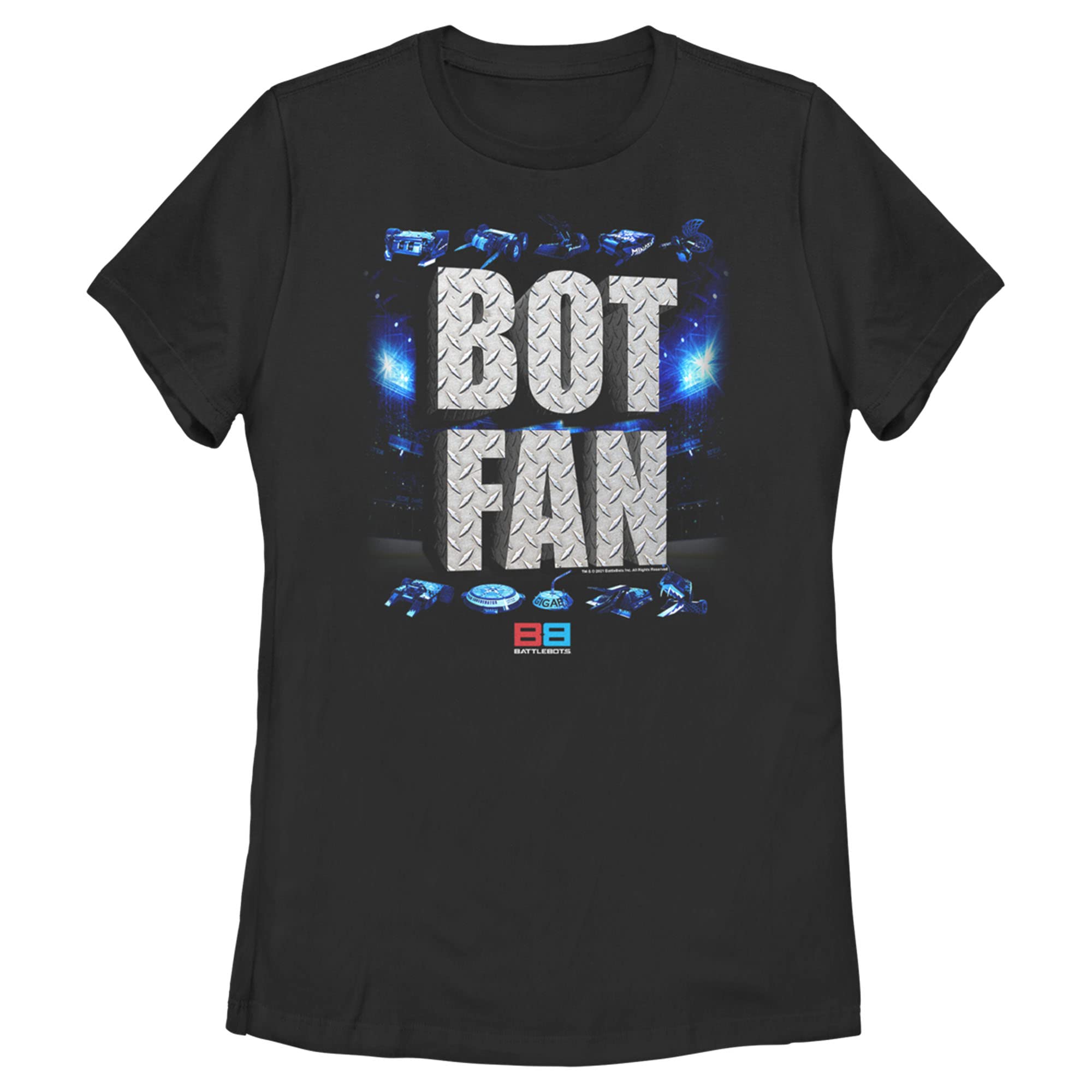 Women's Battlebots Bot Fan T-Shirt | Officially Licensed Robot Combat Tee | Perfect for STEM Events, Robot Competitions & Geek Fashion