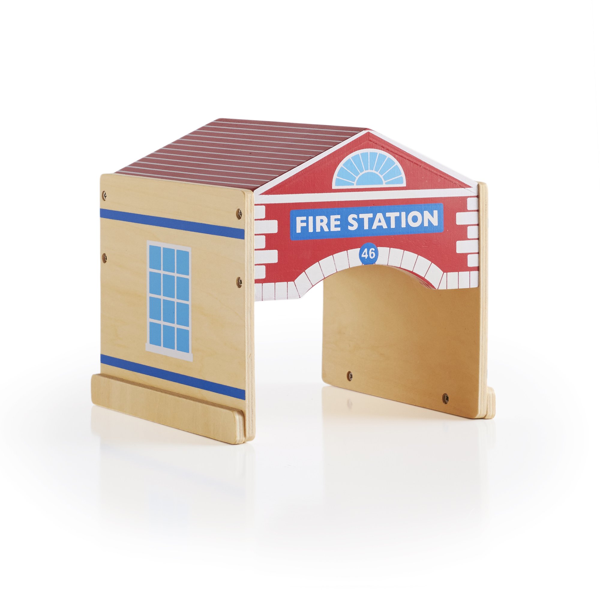Guidecraft Community Buildings Block Play Set - 6 Educational Toys for Kids (Fire Station, Police Station, Hospital, School, Grocery Store & Gas Station) | STEM Learning, Pretend Play & Early Childhood Development | Perfect for Classroom, Daycare & Home Playtime