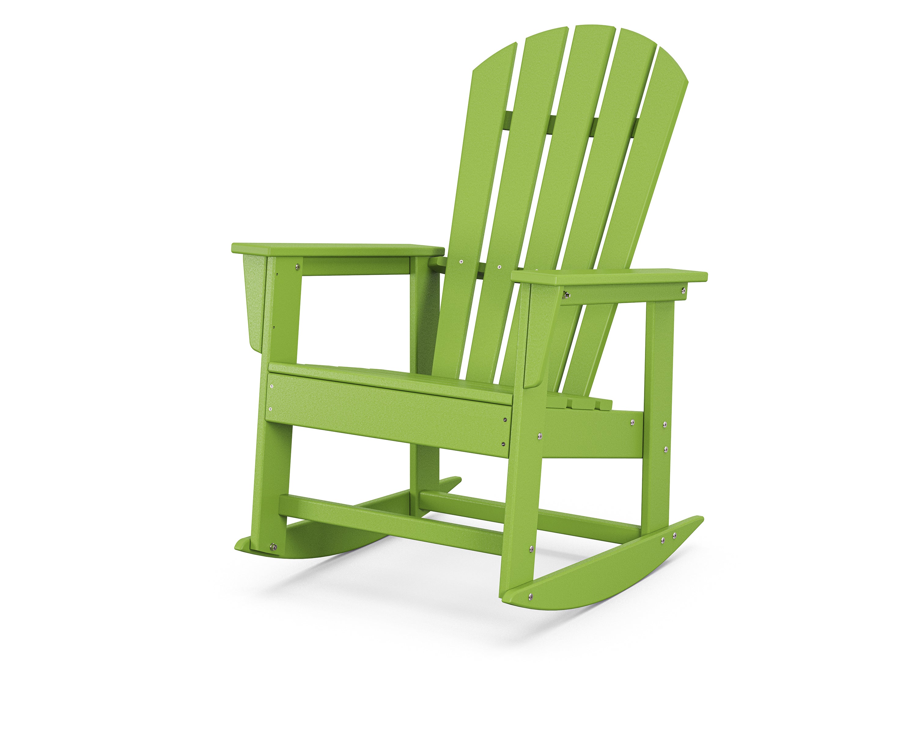 POLYWOOD South Beach Rocker - Durable Outdoor Rocking Chair for Patio, Garden, Poolside - All-Weather Resin Wicker Furniture - Perfect for Relaxing & Lounging