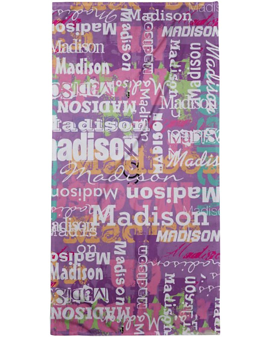 Personalized Pink IZI POD Beach Towel - Custom Name Printed 30