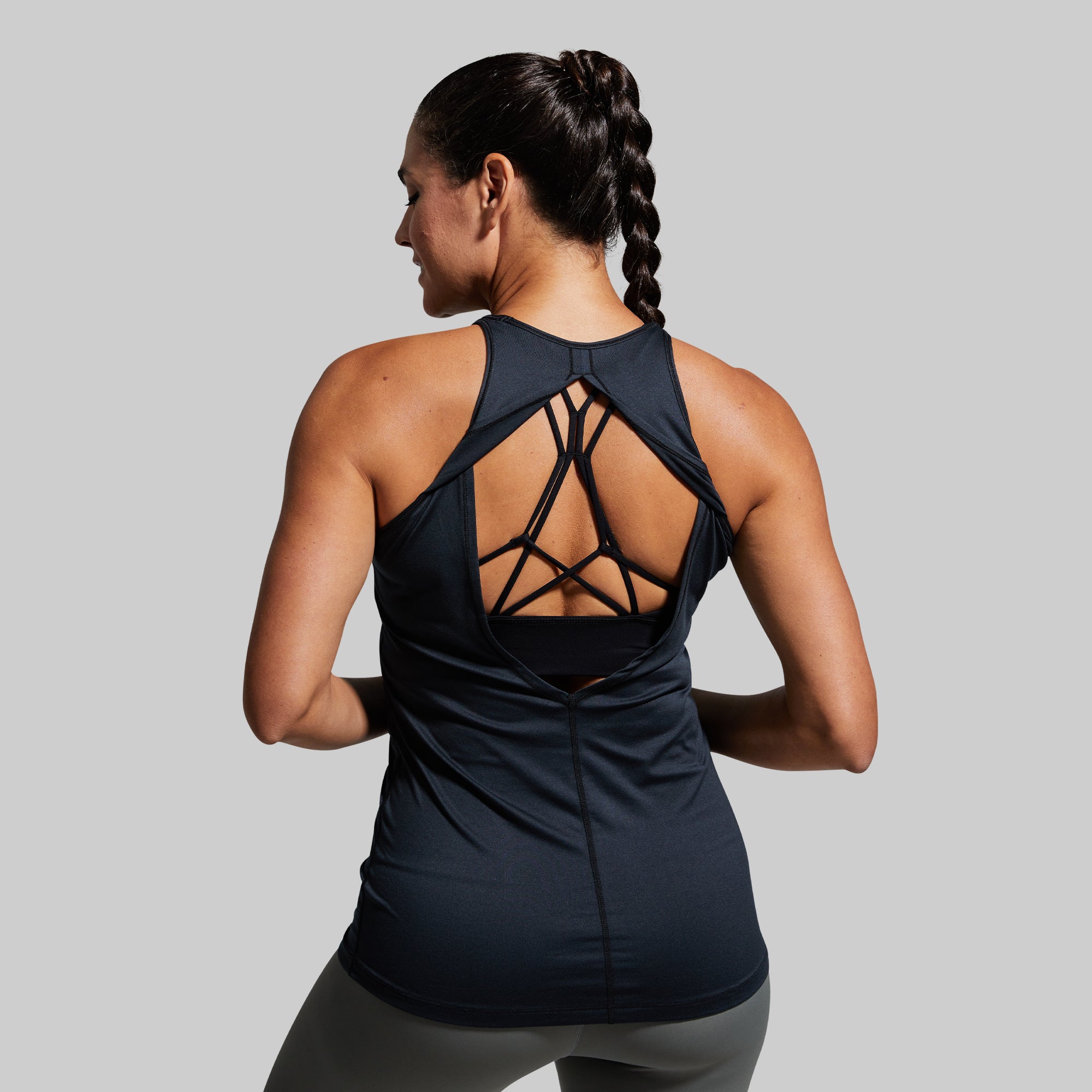 Edge Tank Top for Men - Slim Fit Black Workout Shirt for Gym, Running & Casual Wear