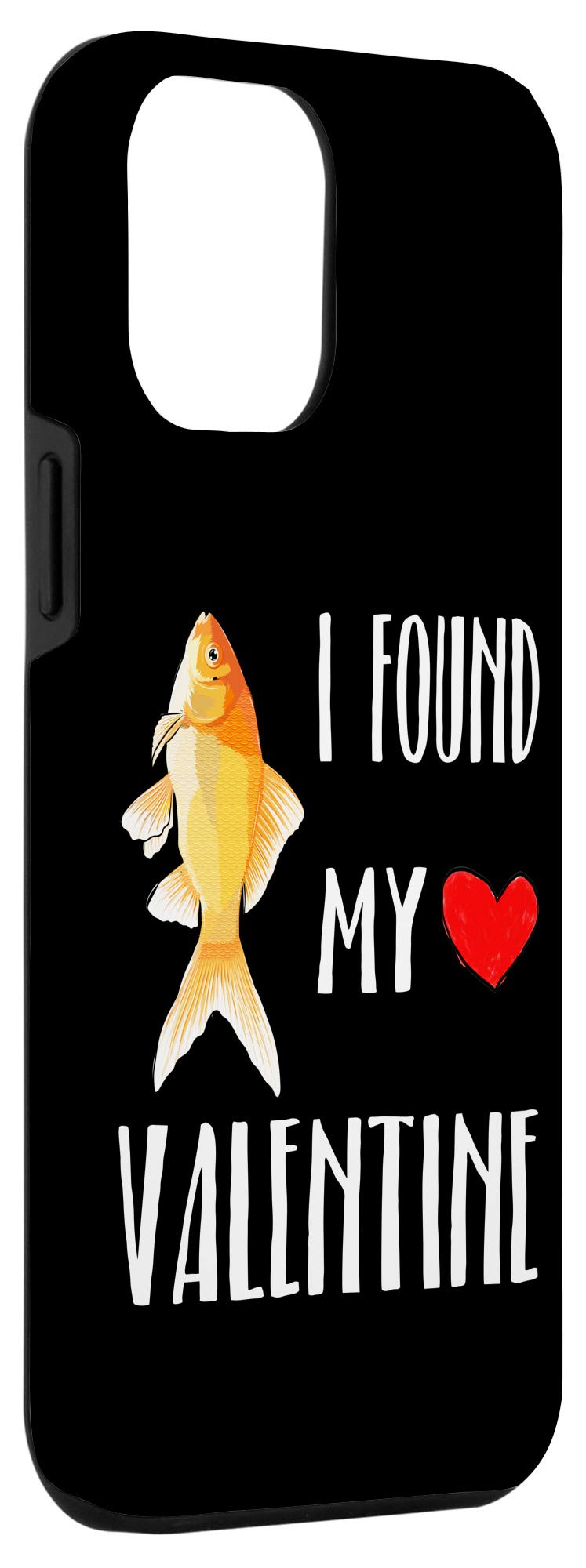 iPhone 12 Pro Max Valentine's Day Goldfish Case - Cute Fish Lover Phone Cover for Apple iPhone 12 Pro Max - Perfect Gift for Valentine's Day, Anniversary & Special Occasions