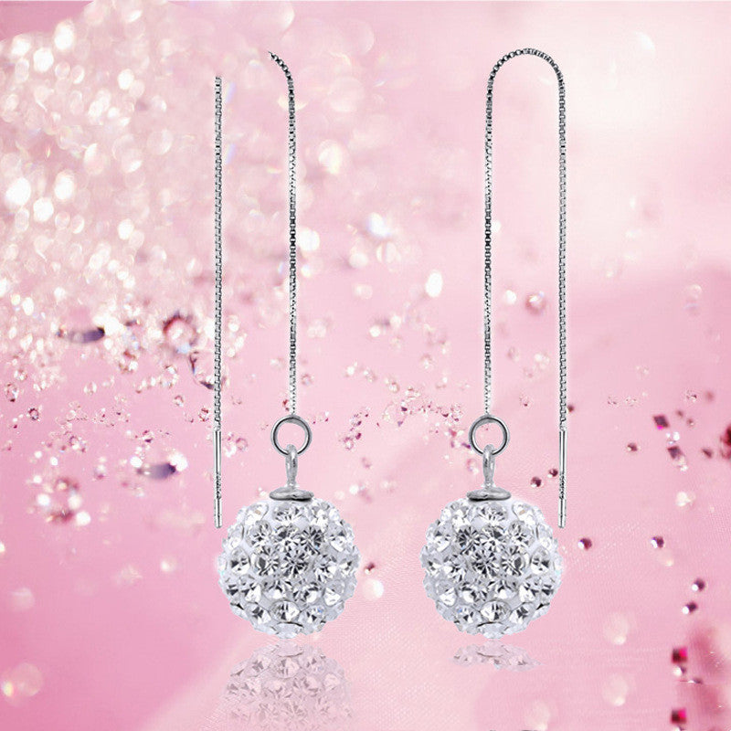 Elegant Geometric Crystal Earrings for Women - Perfect for Parties, Weddings & Everyday Wear
