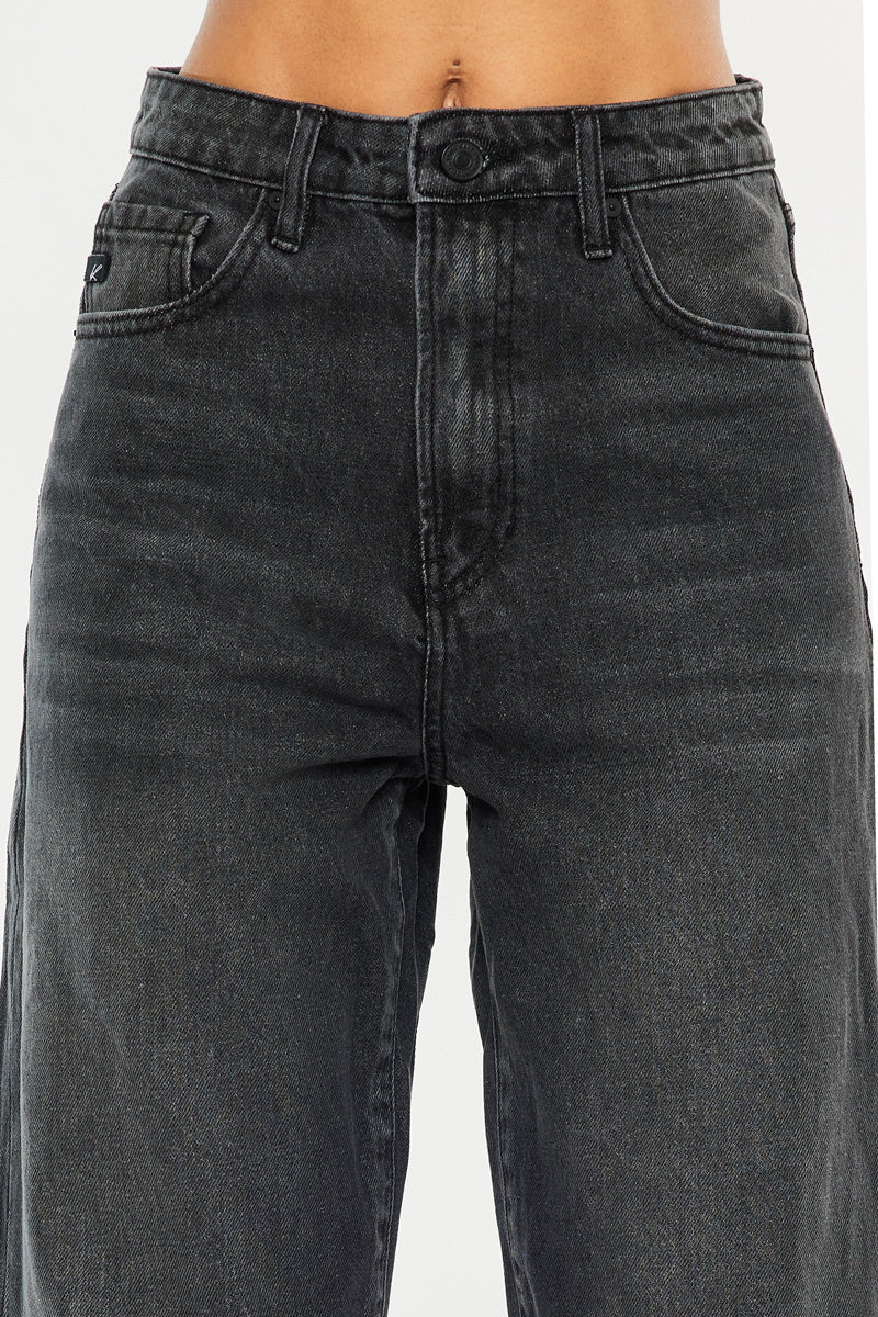 Ivy Ultra High Rise Balloon Fit Jeans for Women - Trendy Stretch Denim Pants, Comfortable & Flattering - Perfect for Casual Outings, Date Nights & Street Style Fashion