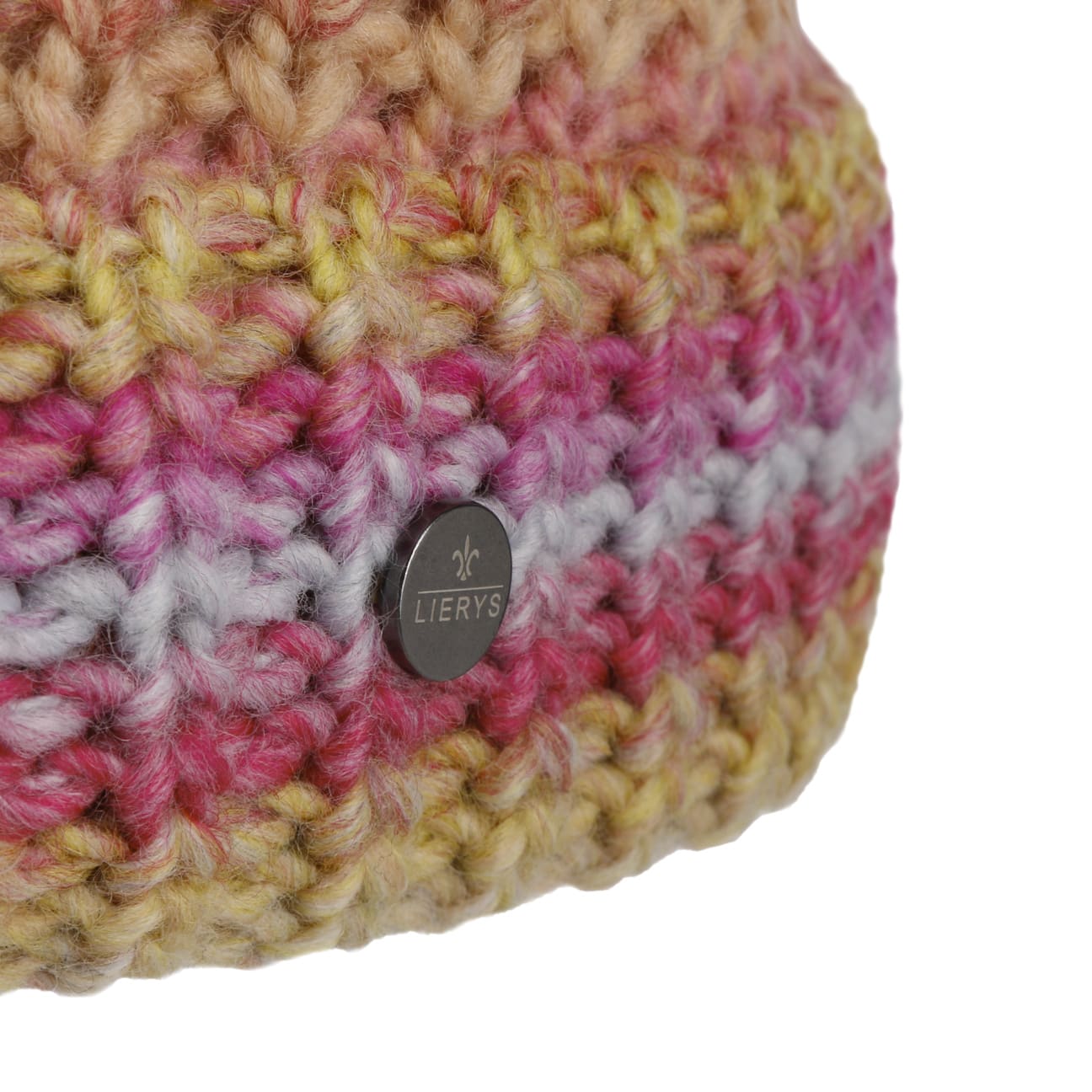 Lierys Finja Bobble Hat - Warm Winter Knit Beanie for Women & Men - Cozy Cable Knit Pom Pom Hat for Cold Weather - Perfect for Skiing, Snowboarding & Outdoor Activities