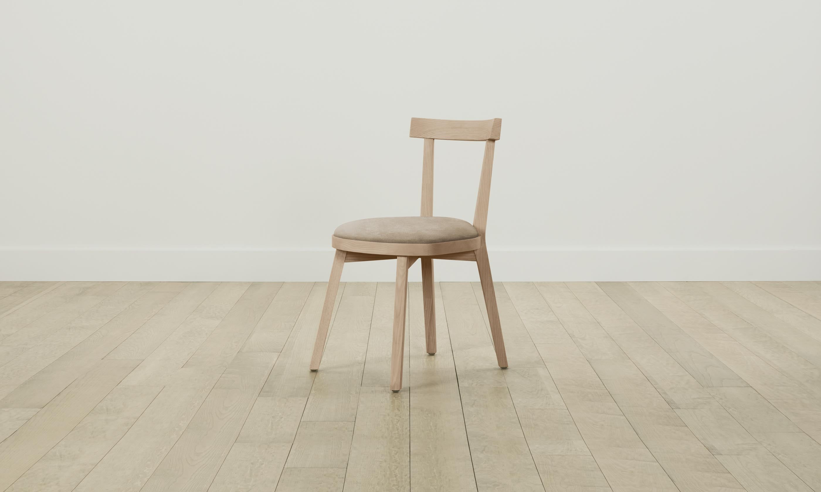 Allen Dining Chair - Performance Velvet Upholstered Side Chair in Taupe - Perfect for Dining Rooms, Kitchens, and Home Offices