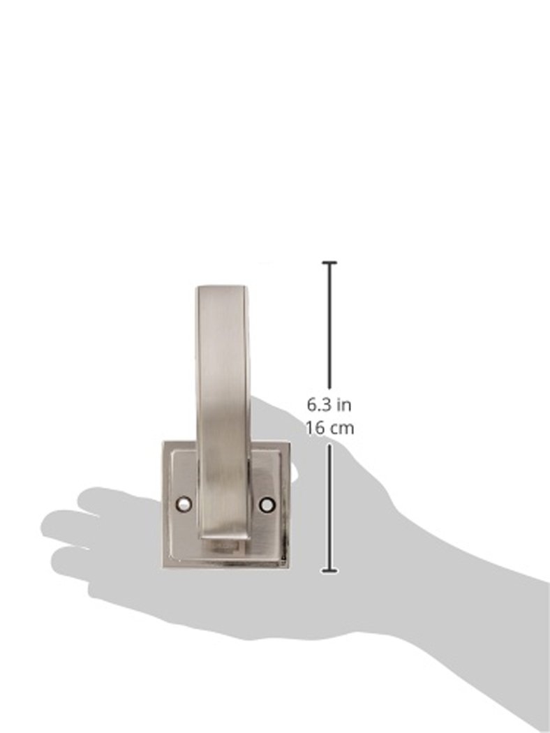 Prime Dummy Lever Door Lock Knob Handle Set in Satin Nickel - Secure & Stylish for Bedroom, Bathroom & Interior Doors - CON-PRI-DM by Constructor