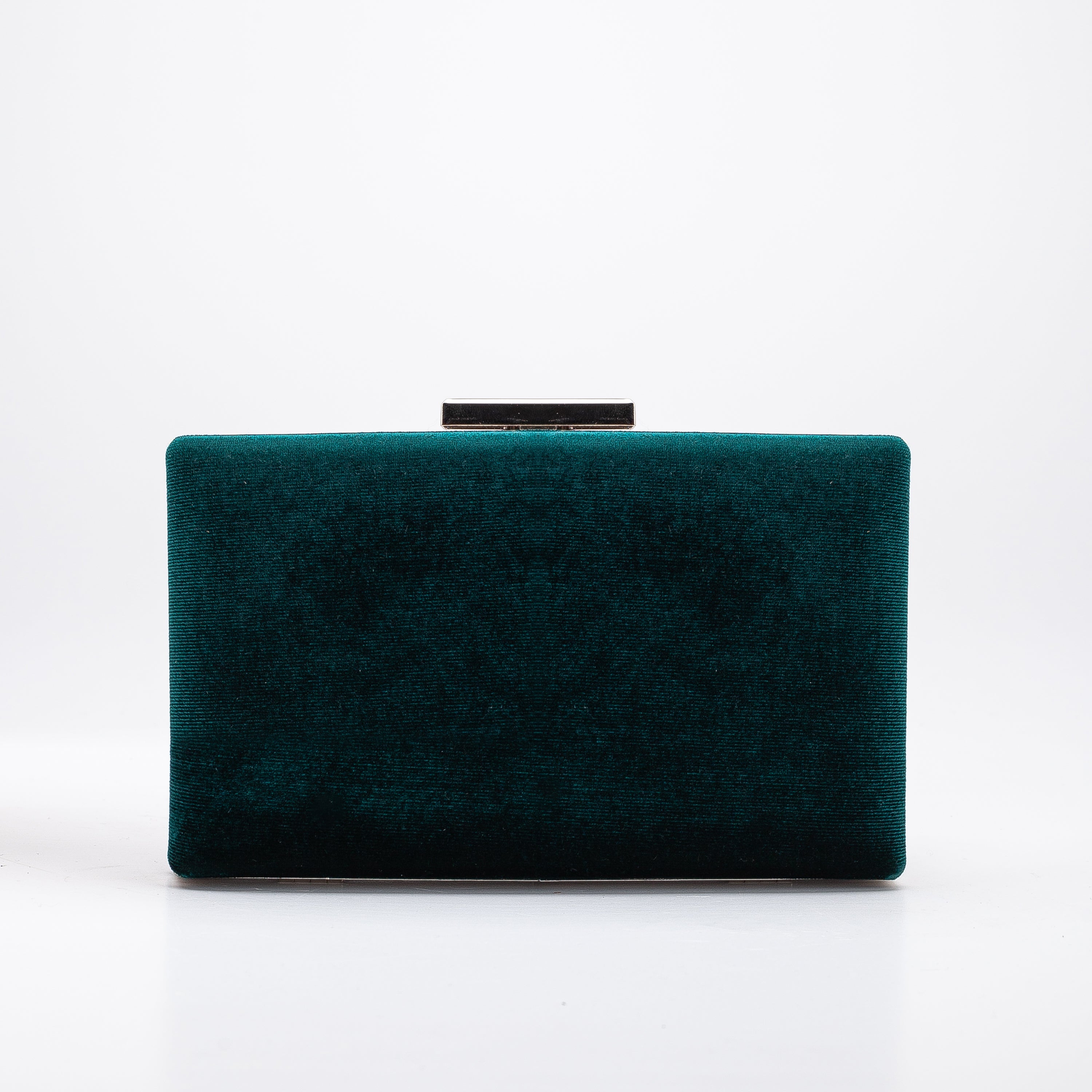 Elegant Green Velvet Clutch Purse for Women - Luxury Evening Bag for Parties, Weddings & Special Occasions