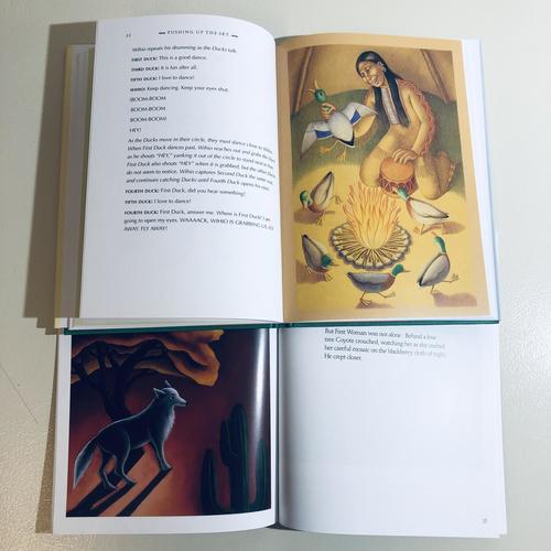 Native American Children's Book Bundle - Pushing Up the Sky & How the Stars Fell - New 2-Book Set for Kids' Cultural Education & Bedtime Stories