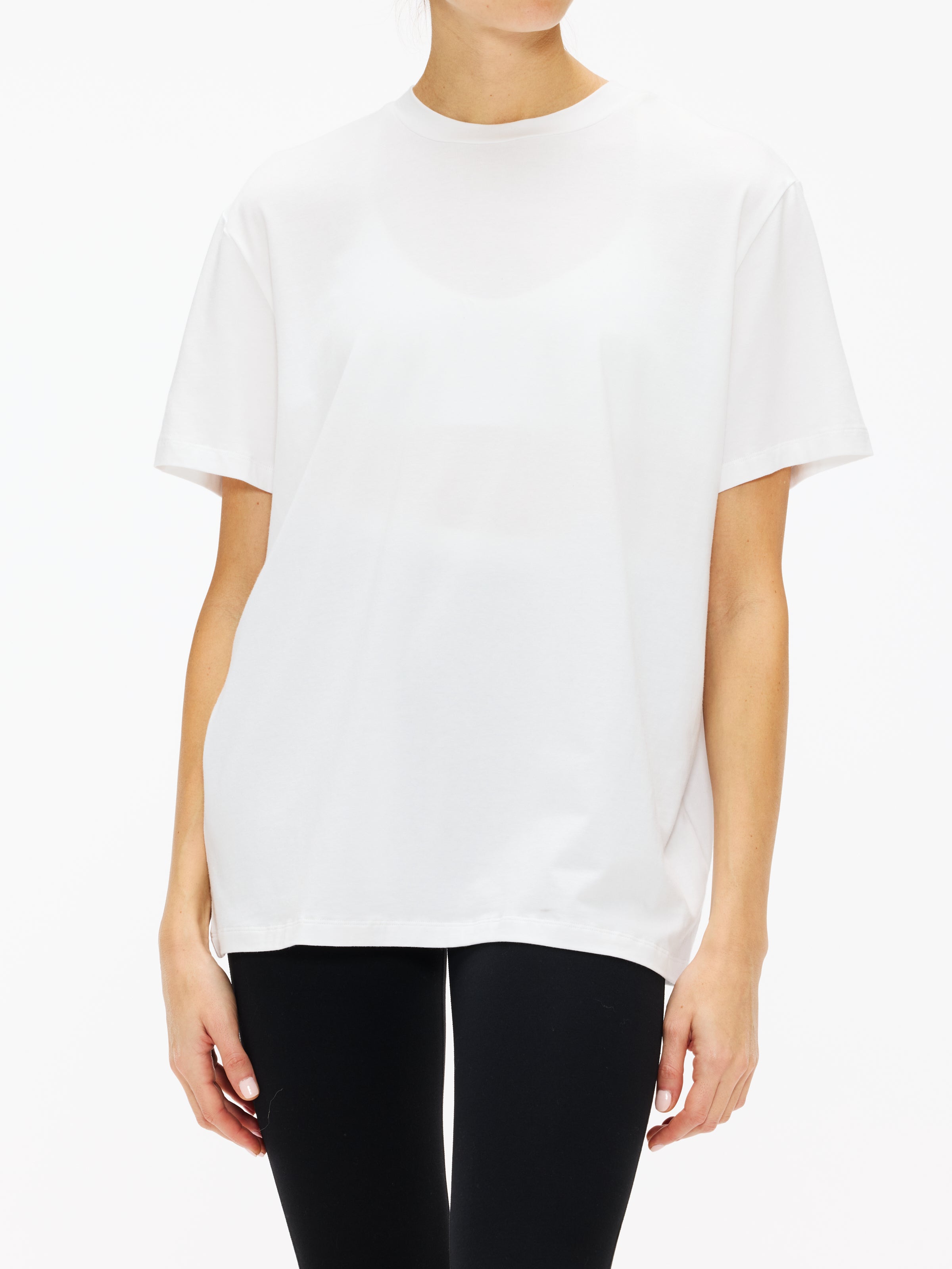 Varley Leighton Boyfriend Tee - Women's Oversized Cotton T-Shirt for Casual Wear, Lounge & Everyday Outfits | Soft Comfortable Relaxed Fit Top