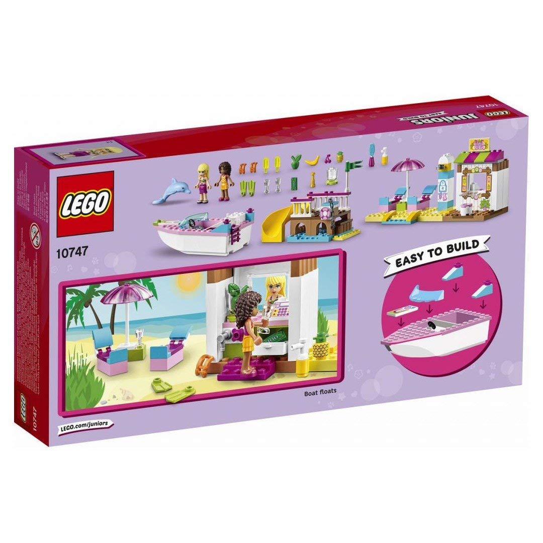 LEGO 10747 Andrea & Stephanie's Beach Vacation Building Set - Creative Construction Toy for Kids - Perfect for Summer Play, Birthday Gifts & Family Bonding Activities