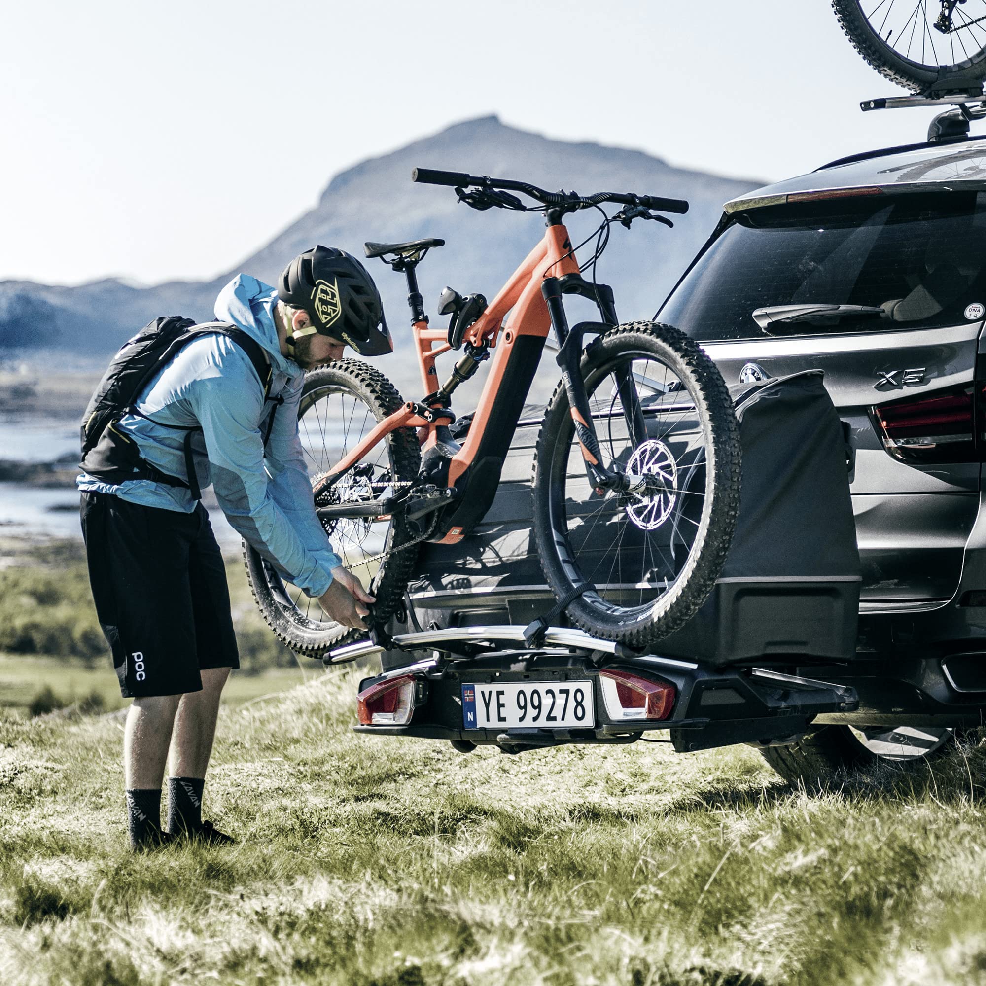 Thule 939200 Backspace XT 4th Bike Rack - Secure & Easy-to-Install Bike Carrier for SUVs, Trucks & Vans - Perfect for Road Trips, Camping & Outdoor Adventures