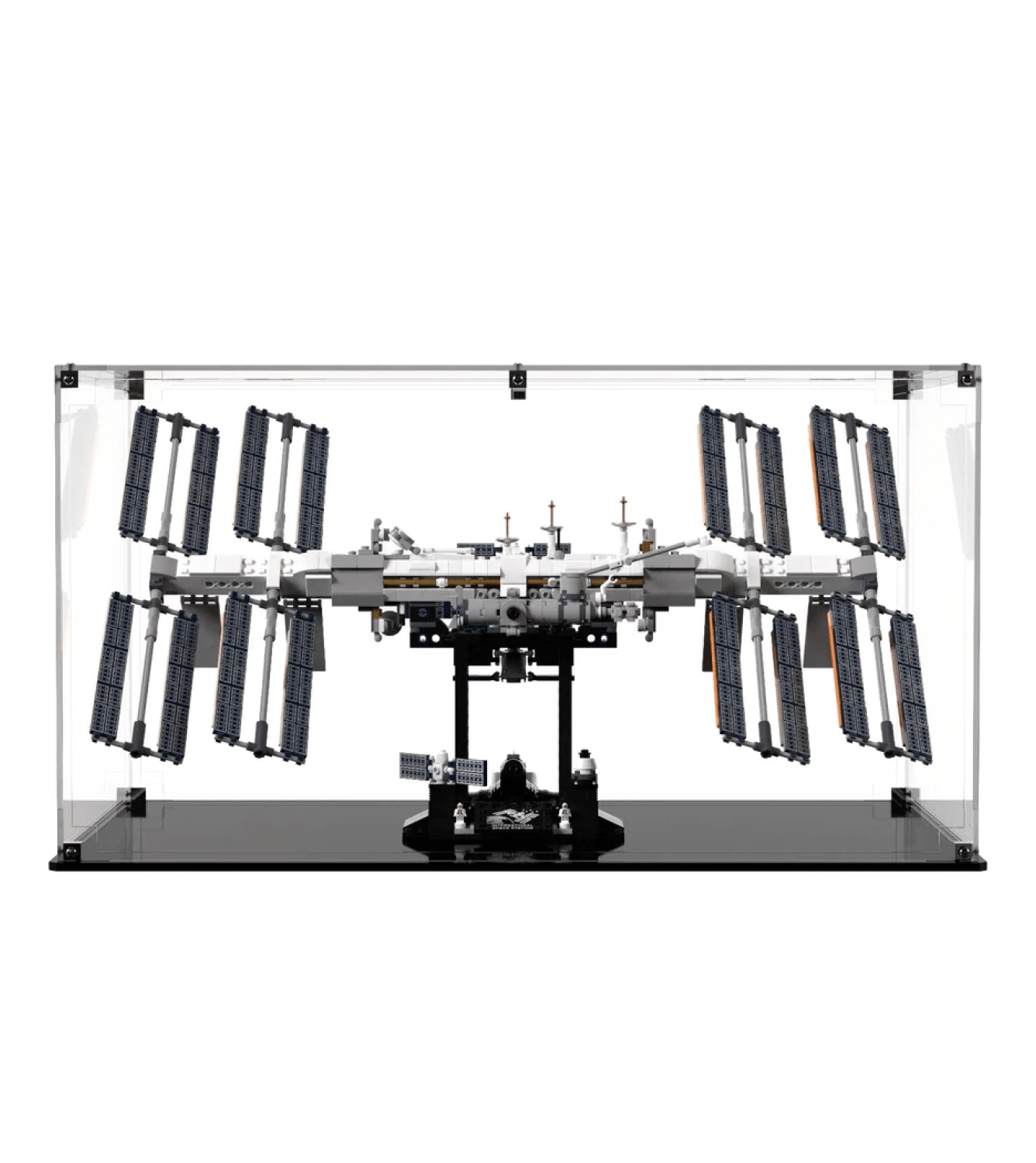 Lego International Space Station 21321 Display Case - Clear Acrylic Protection for Lego NASA Space Model - Perfect for Home Office Decor & Collector's Showcase
