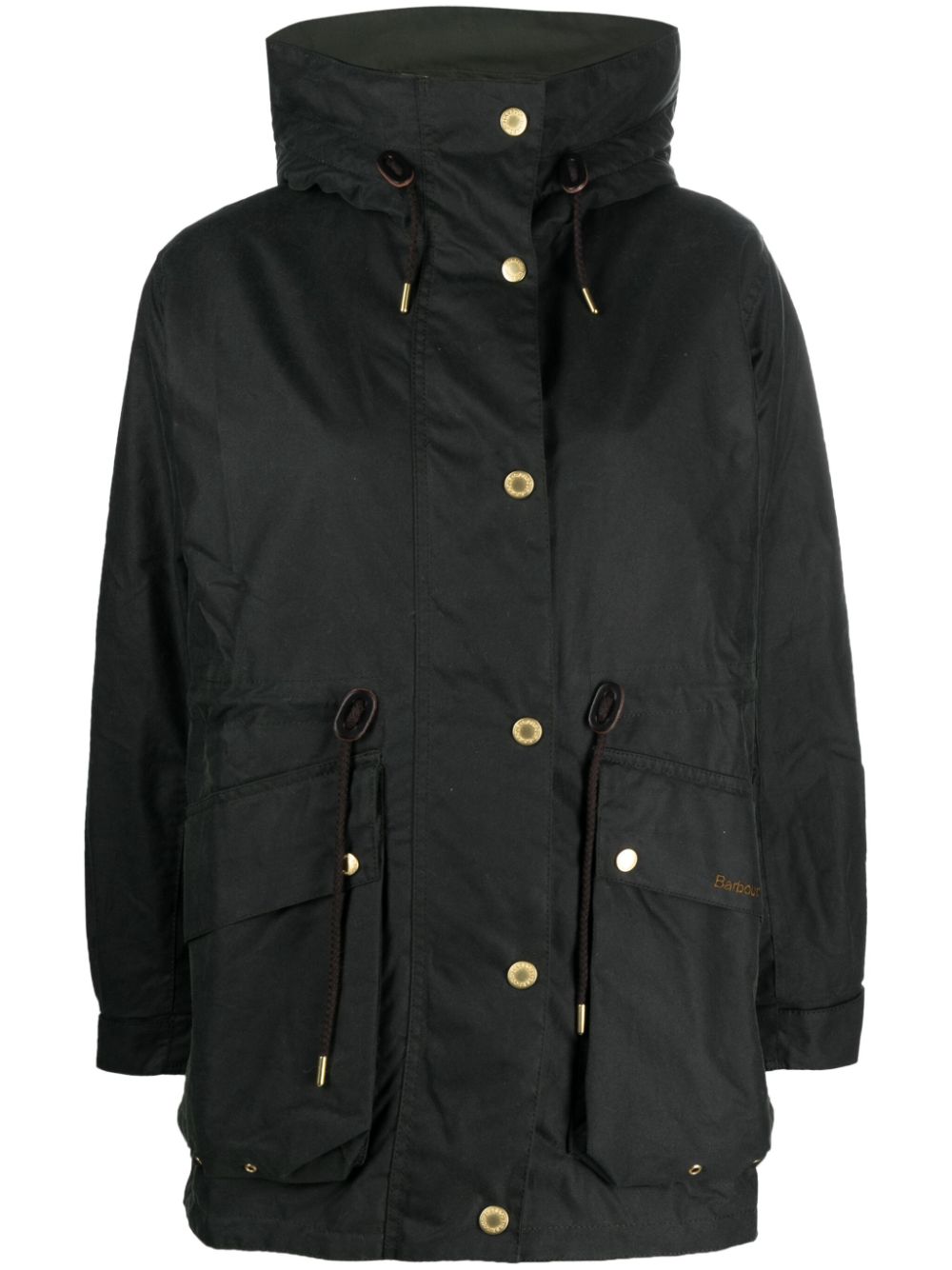 Barbour Green Waxed Cotton Jacket for Men & Women | Waterproof & Windproof Outdoor Coat | Perfect for Hiking, Camping & Countryside Adventures