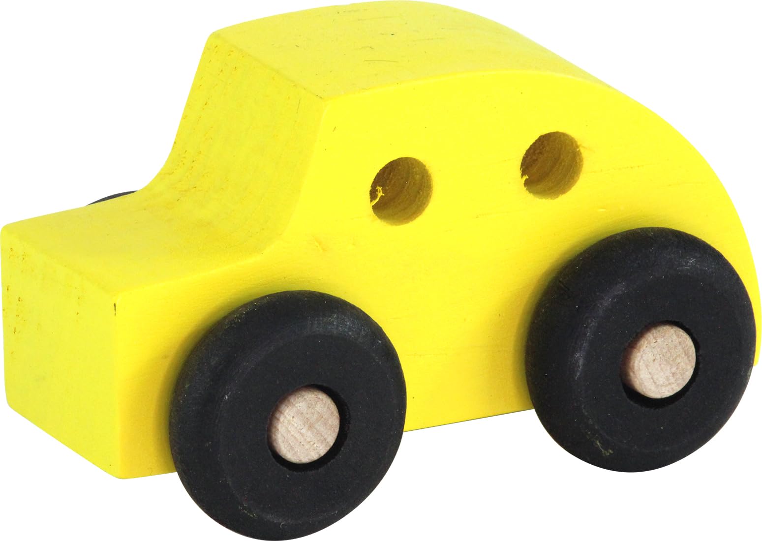 Set of 6 Premium Wooden Toy Cars - Handcrafted in USA - Perfect for Kids Playtime & Montessori Learning