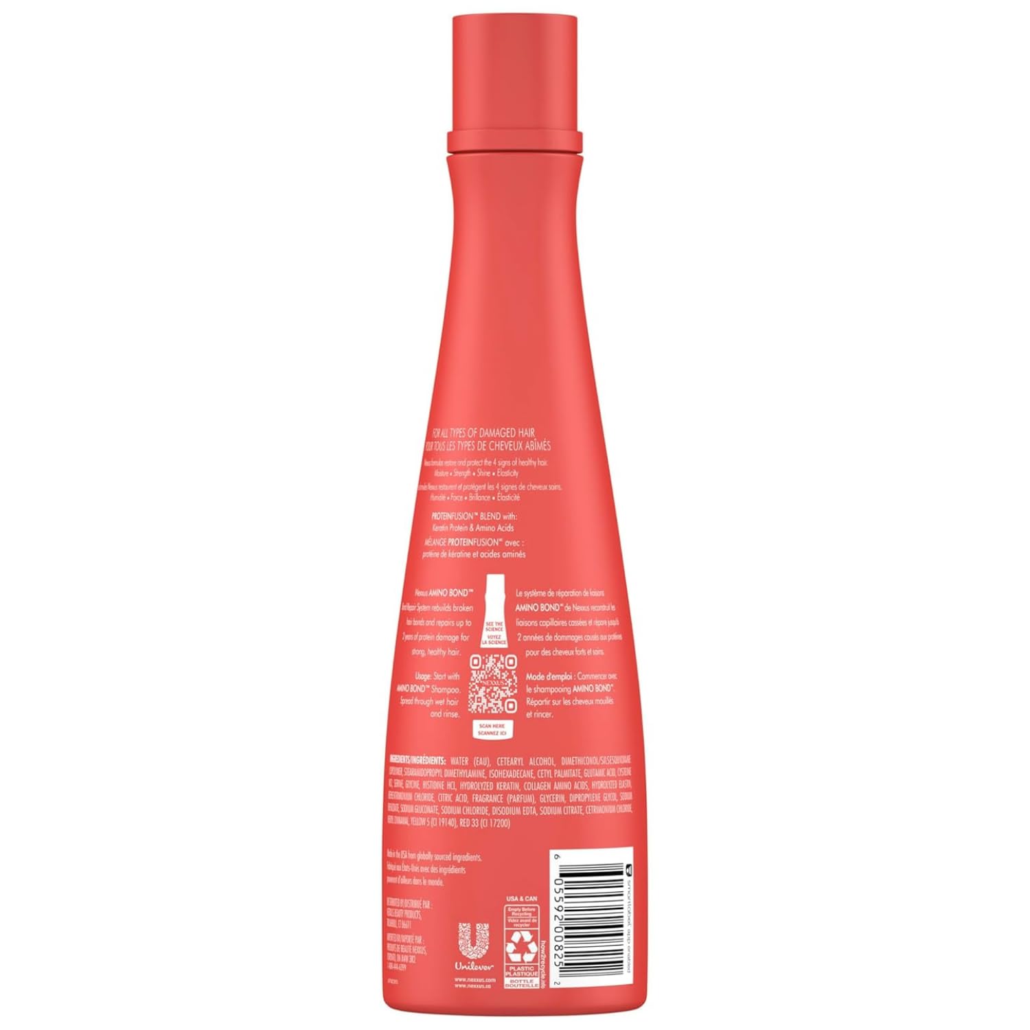 Nexxus Amino Bond Conditioner for Damaged Hair - Repairing Treatment with Amino Acids & Keratin Protein - 13.5 oz (Pack of 2) - Ideal for Color-Treated, Bleached & Chemically Processed Hair - Salon Quality Deep Conditioning at Home