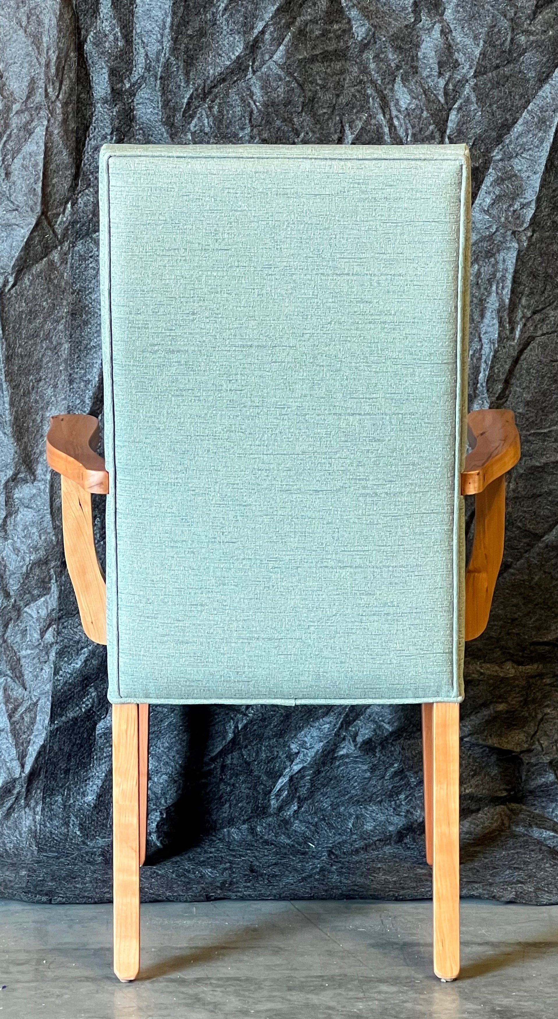Hudson Narrow Dining Chair - Sturdy & Elegant Wooden Side Chair for Kitchen, Dining Room, or Home Office | Comfortable Seating Solution for Small Spaces