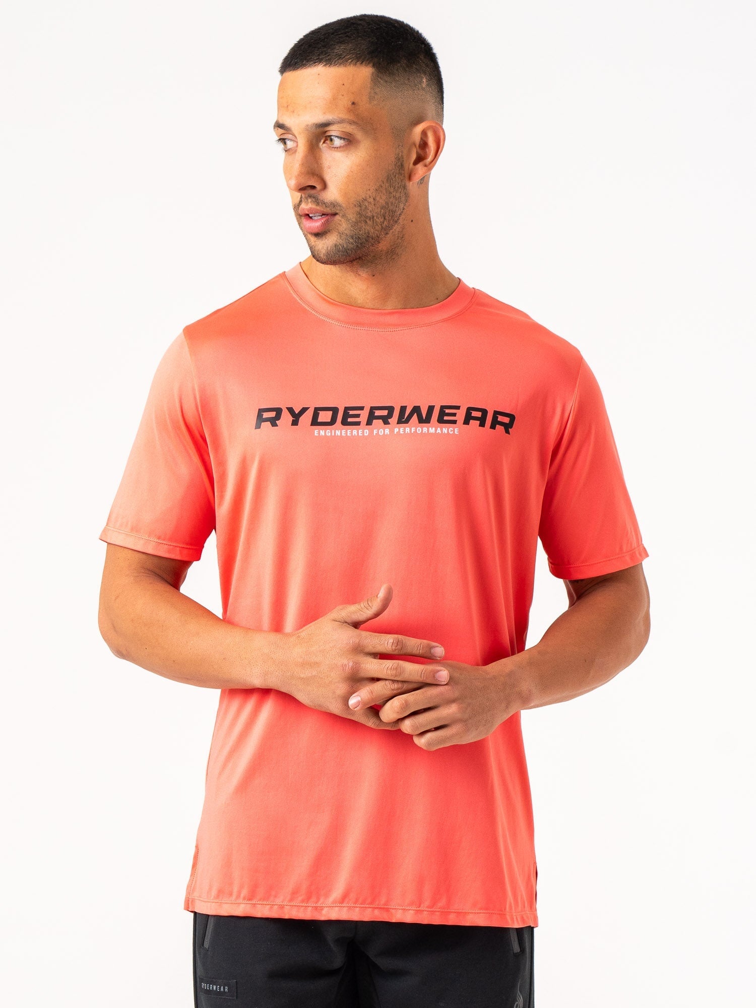 Energy T-Shirt for Women - Coral Color Comfortable Casual Tee | Perfect for Gym, Workout, and Everyday Wear