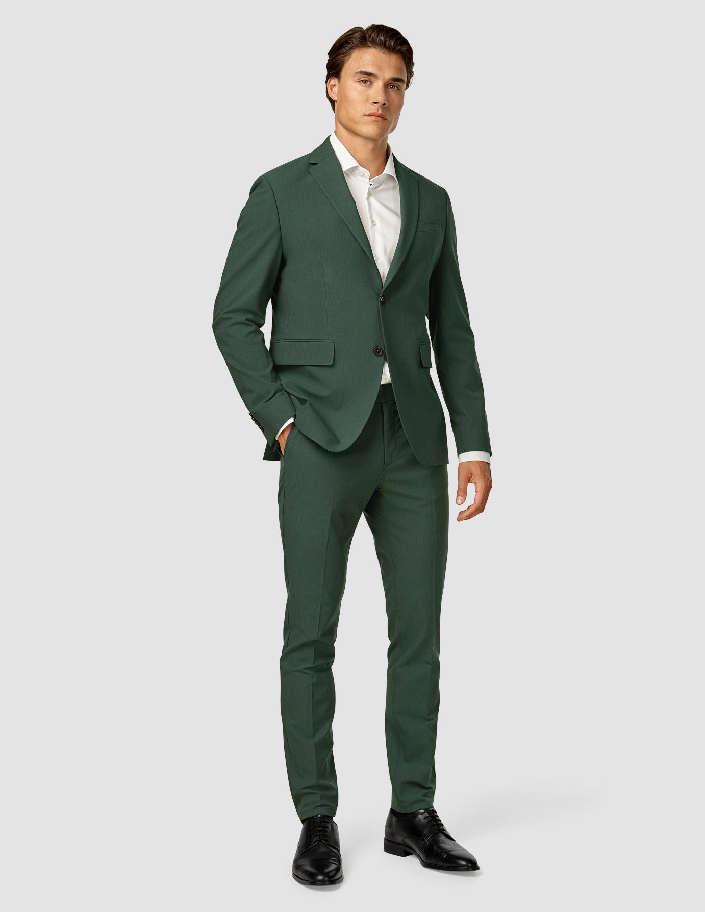 Essential Blazer Regular Fit in Pine Green | Classic Men's Workwear & Office Attire | Perfect for Business Meetings & Formal Events