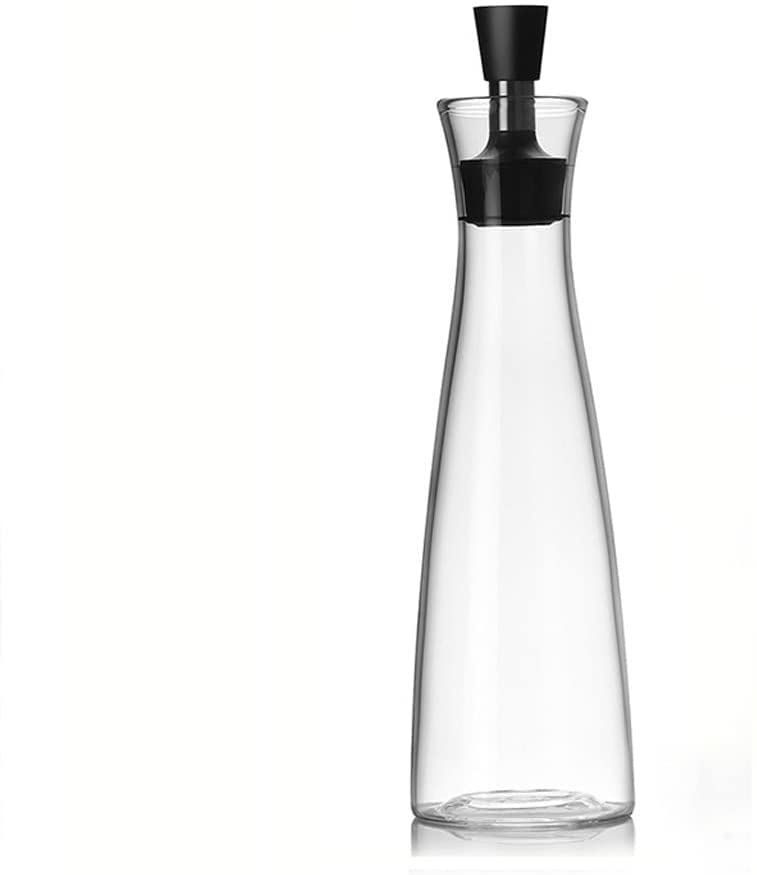 Premium Borosilicate Glass Oil Dispenser Bottle - 500ml Leak-Proof Kitchen Oil & Vinegar Cruet with Drip-Free Spout - Perfect for Olive Oil, Soy Sauce, Salad Dressing & Seasoning Storage (Transparent) - Ideal for Home Kitchen, Restaurant & Gourmet Cooking