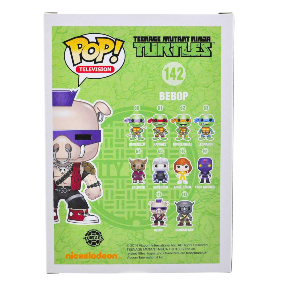 Funko Pop! Bebop Teenage Mutant Ninja Turtles Action Figure - Collectible TMNT Villain Toy for Fans & Gift - Perfect for Display, Collections & TMNT Themed Parties