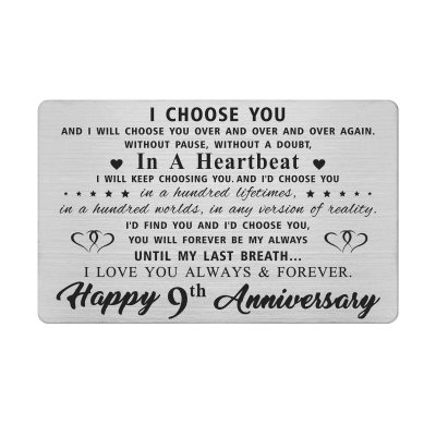 A Love That Lasts: Celebrating 9 Years with a Timeless Gift
