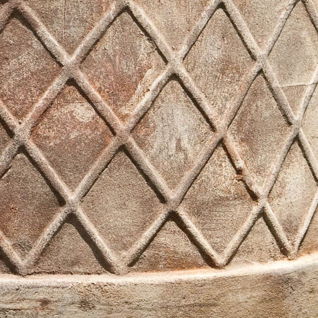 Campania International Pomezio Urn Set of 2 - Antico Terra Cotta Outdoor Garden Urns for Patio Decor, Planters, or Memorial Use