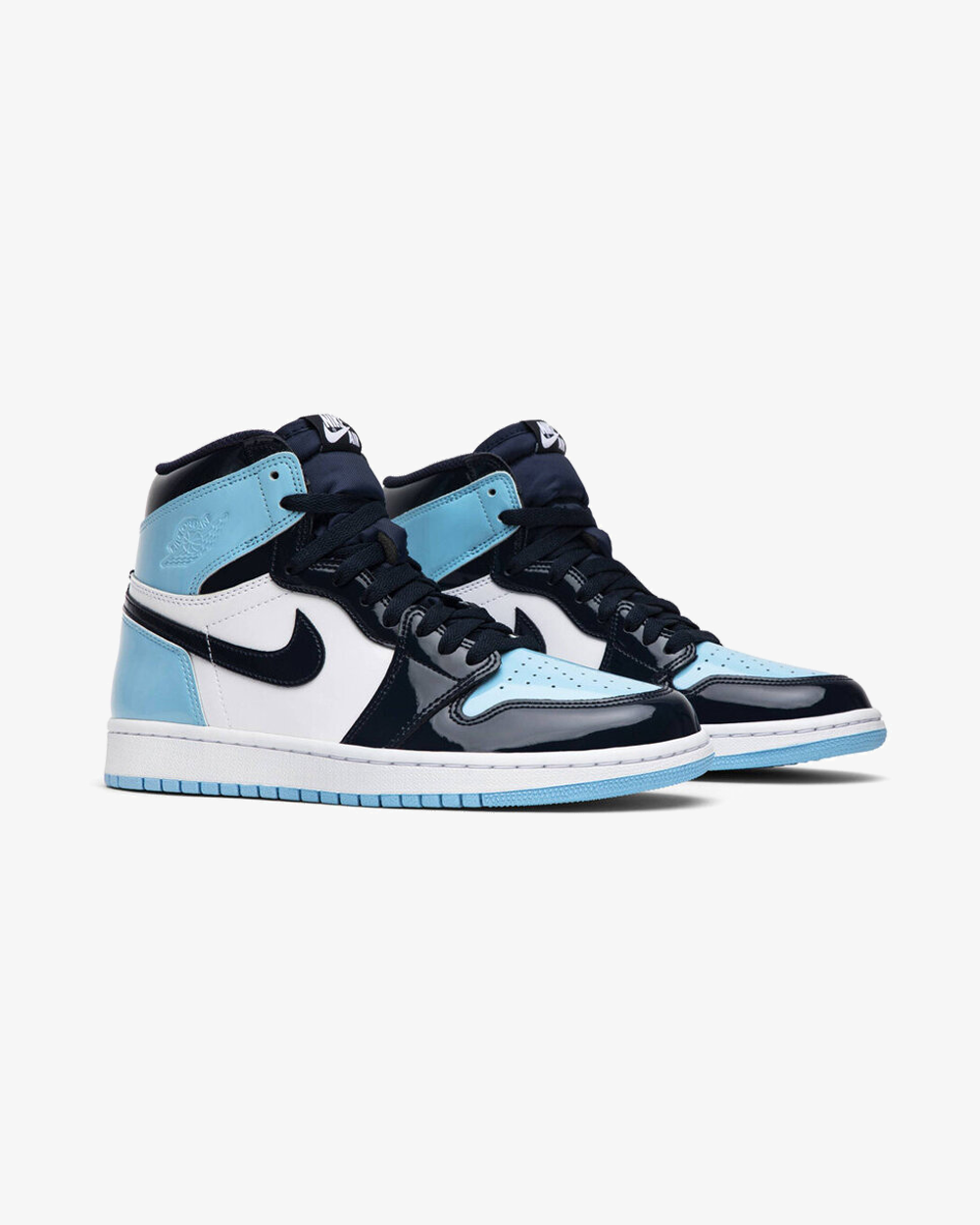 Nike Air Jordan 1 WMNS Patent Leather UNC Blue Chill - Women's Basketball Shoes for Casual Wear & Street Fashion