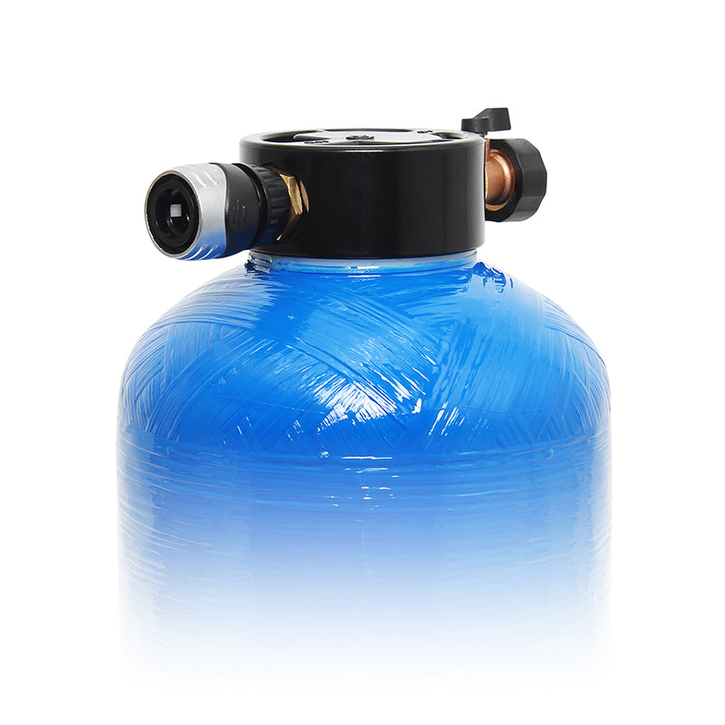 Fiberglass Water Storage Tank 0.35 Cubic Feet with Cap and Riser - Perfect for RV, Marine, and Off-Grid Water Systems