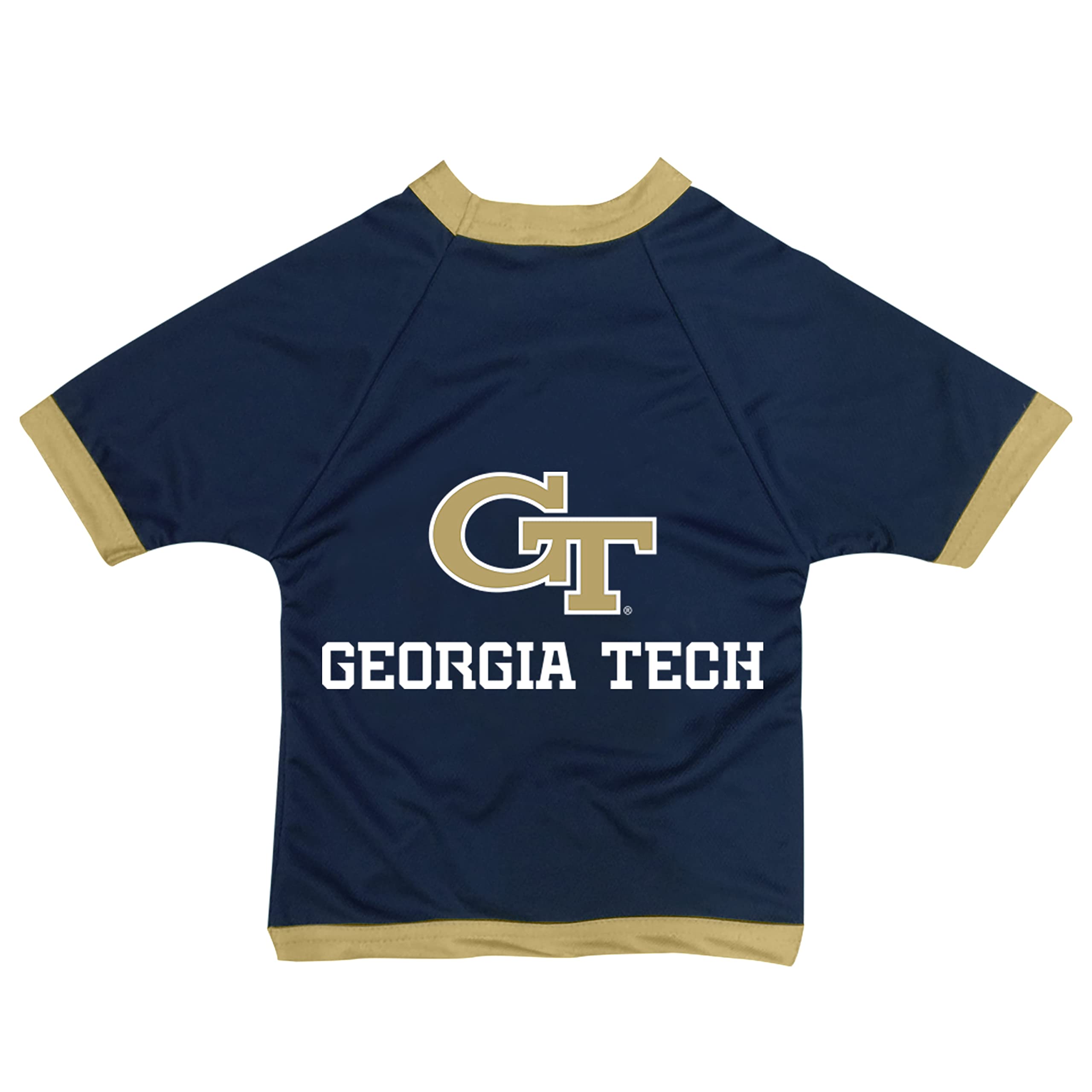 NCAA Georgia Tech Yellow Jackets Athletic Mesh Dog Jersey - Durable & Comfortable for Game Day & Outdoor Adventures