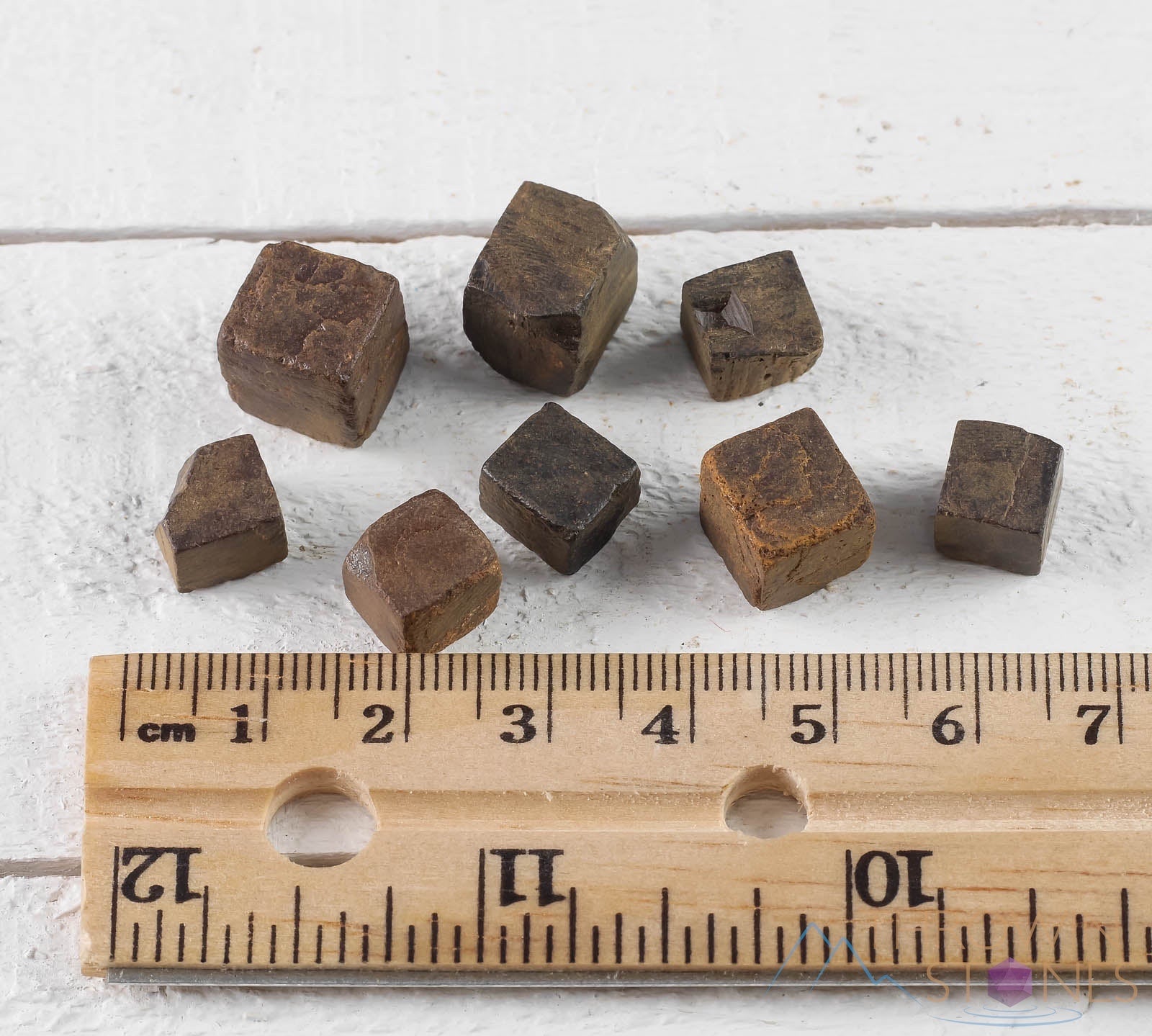 LIMONITE after PYRITE Raw Crystal Cubes - Natural Healing Stones for Meditation, Chakra Balancing & Sacred Geometry (E0699) | Perfect for Home Decor, Spiritual Practice & Crystal Collections