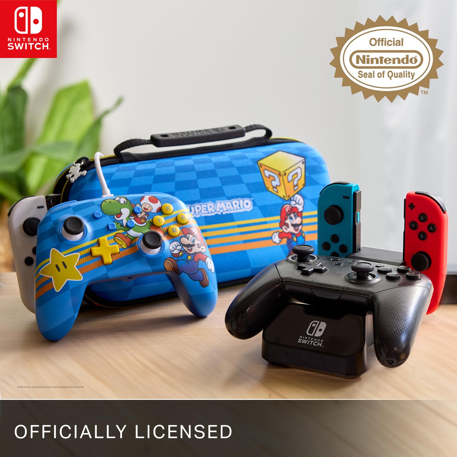 PowerA Wired Controller for Nintendo Switch - Princess Peach Battle Edition | Enhanced Gaming Experience for Switch & Switch OLED | Perfect for Multiplayer & Competitive Play