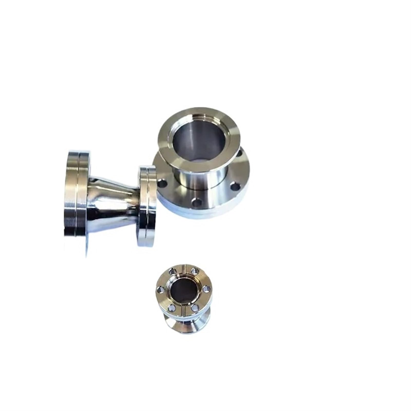 304 Stainless Steel Vacuum Reducing Flange Joint Fittings CF-KF | Conical Reducing Adapter for CF50-KF40 | High-Quality Vacuum Pipe Fittings for Laboratory, Semiconductor & Industrial Applications