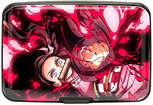 Personalized Anime RFID Blocking Credit Card Holder - Aluminum Business Card Wallet Case for Men & Women - Perfect for Travel, Work & Everyday Use