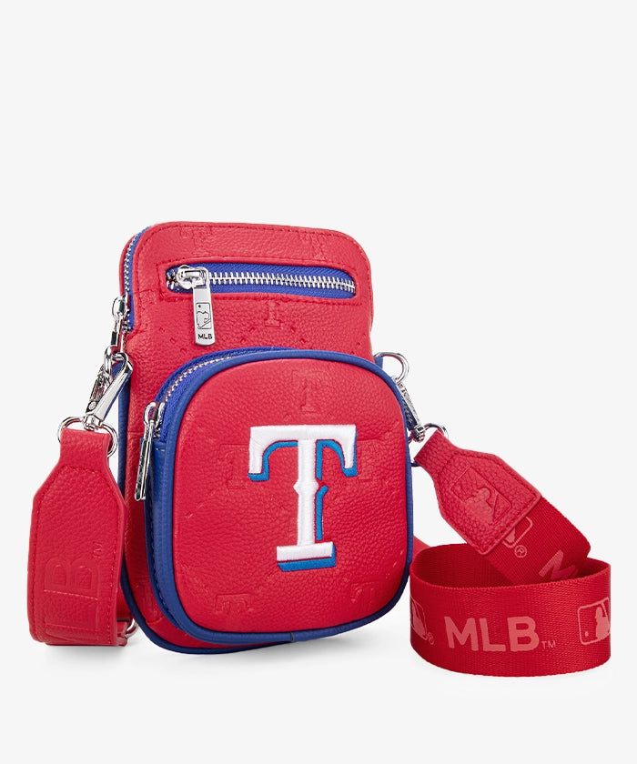 MLB Texas Rangers Mini Crossbody Bag for Women - Stylish Baseball Fan Purse for Games, Travel & Everyday Use