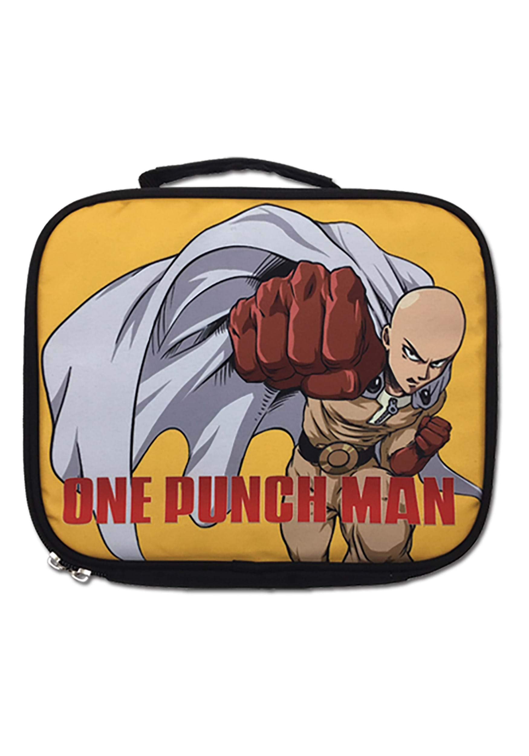 One Punch Man Lunch Box - Saitama Anime Insulated Tote for School, Work & Gym | Bento Bag for Kids & Adults | Anime Merchandise Collection