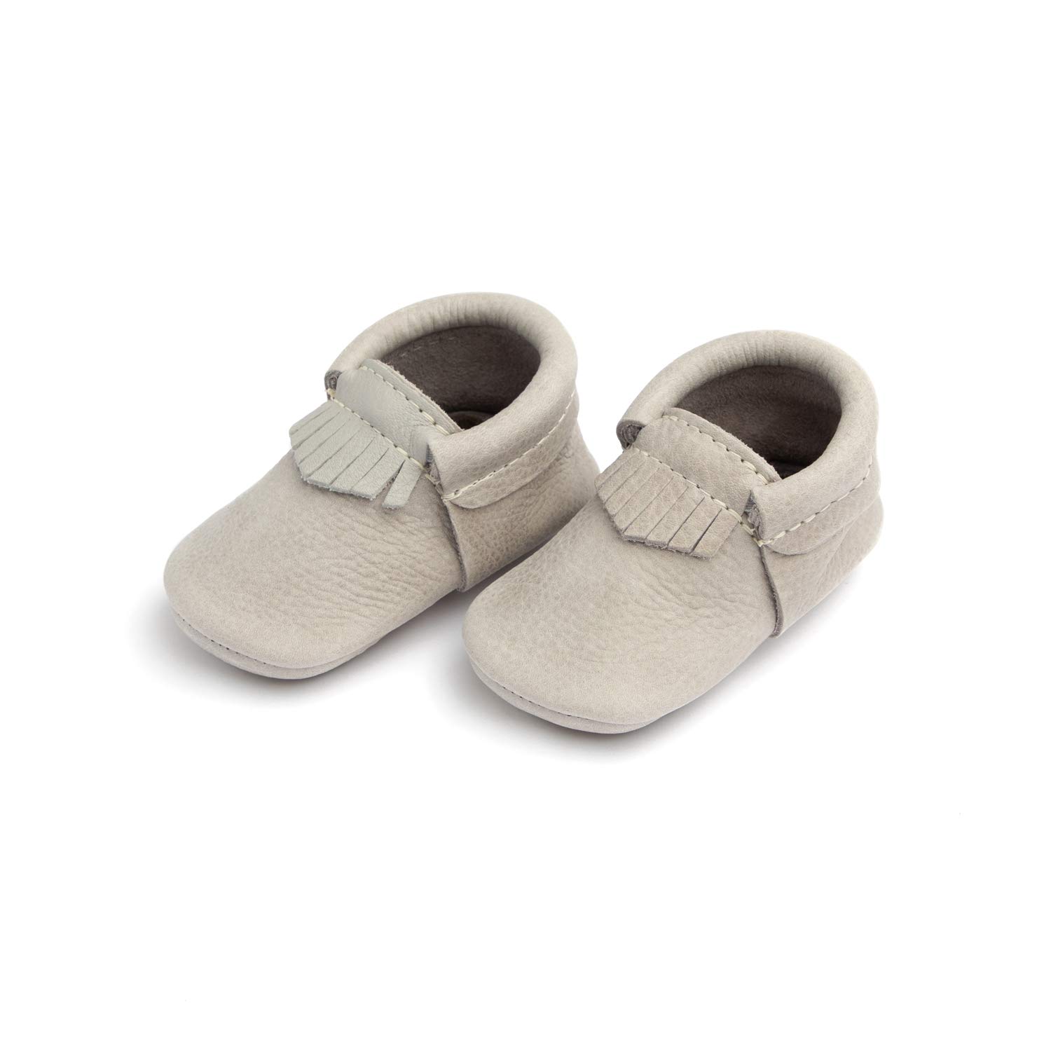 Soft Sole Leather Baby Moccasins for Girls - Handmade City Shoes in Multiple Sizes & Colors | Perfect for First Walkers, Indoor Play & Special Occasions