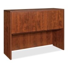 Lorell Essentials SRS Cherry Laminate Office Desk - Modern Workstation for Home & Business, Perfect for Small Spaces, Remote Work & Study Areas