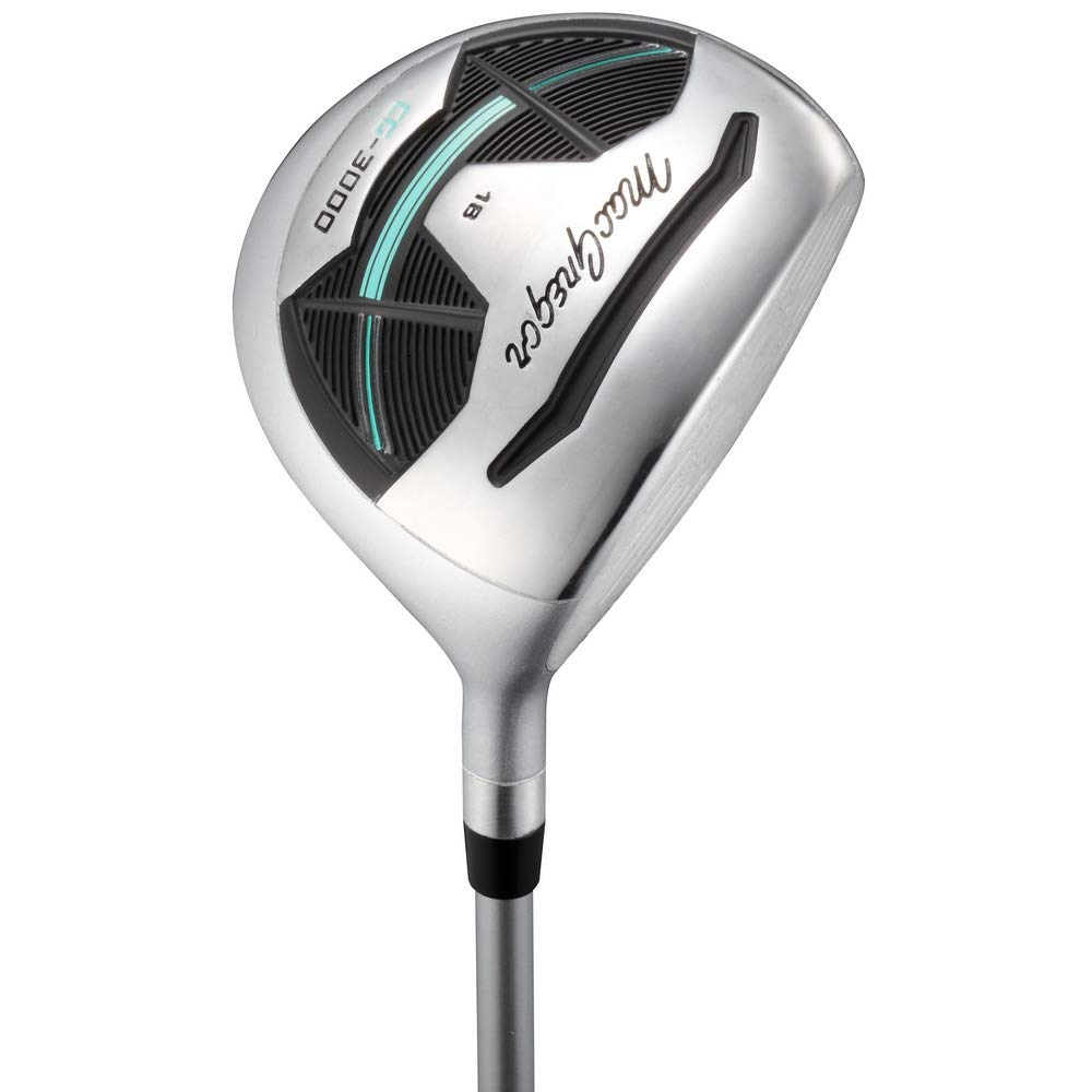MacGregor Women's CG3000 Complete Golf Club Set with Bag - Ladies Right/Left Hand Golf Clubs for Beginners & Intermediate Players - Perfect for Driving Range, Course Play & Golf Training