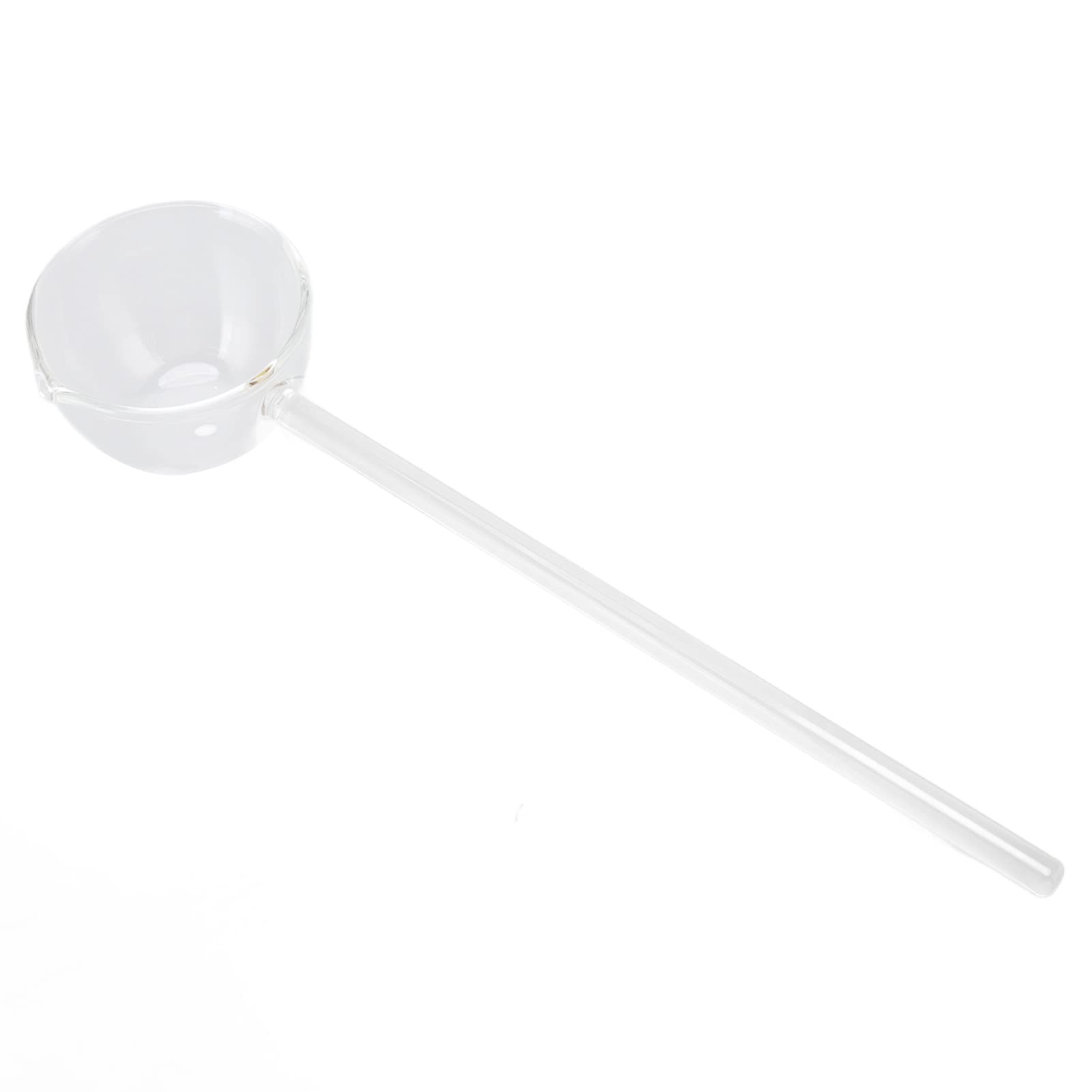 Premium Glass Stirring Spoon - High Temperature Resistant, Durable & Transparent for Coffee, Tea, Cooking - Ideal for Restaurants, Home & Professional Kitchens