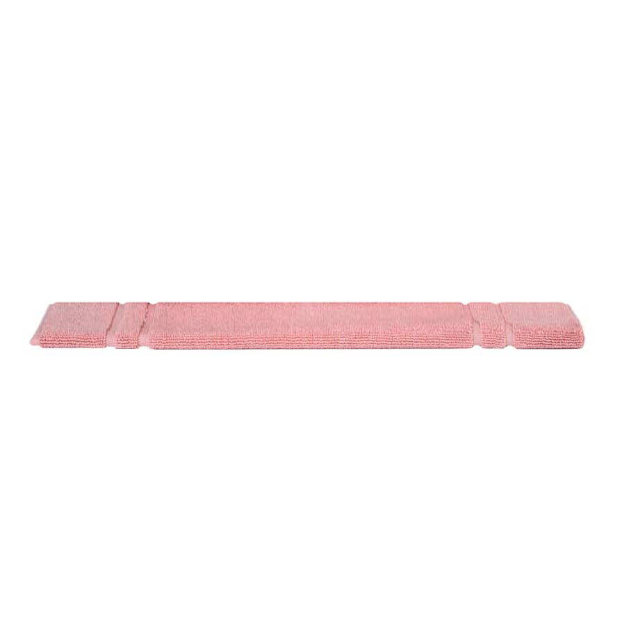 Premium 100% Combed Cotton Bath Towel Set - Ultra Soft & Absorbent Rose Pink Bath Mat for Spa, Bathroom & Luxury Home Decor