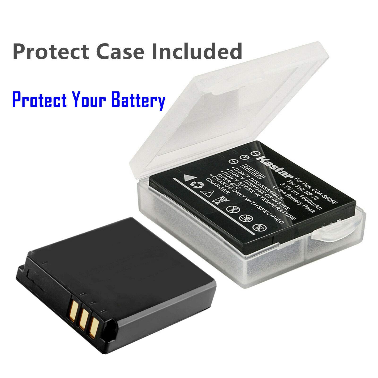 Kastar 2-Pack Replacement Battery & LTD2 USB Charger for Samsung IA-BH125C - Compatible with Samsung HMX-R10, HMX-R10BP, HMX-R10EDC, HMX-R10SP Digital Cameras - Perfect for Travel Photography & Outdoor Adventures