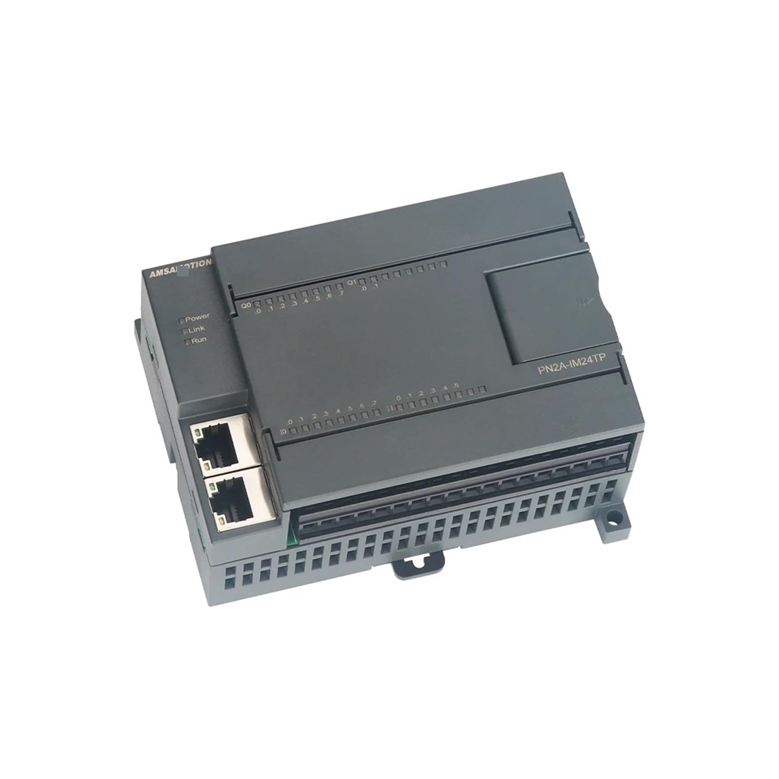 YUANFAHHH ProfiNET Ethernet Converter Module - ModBus Remote IO with 16 Digital Inputs/Outputs (PNP Transistor) - PN2A-IM24MR/PN2A-IM24TP for Siemens PLC - Industrial Automation & Smart Factory Applications