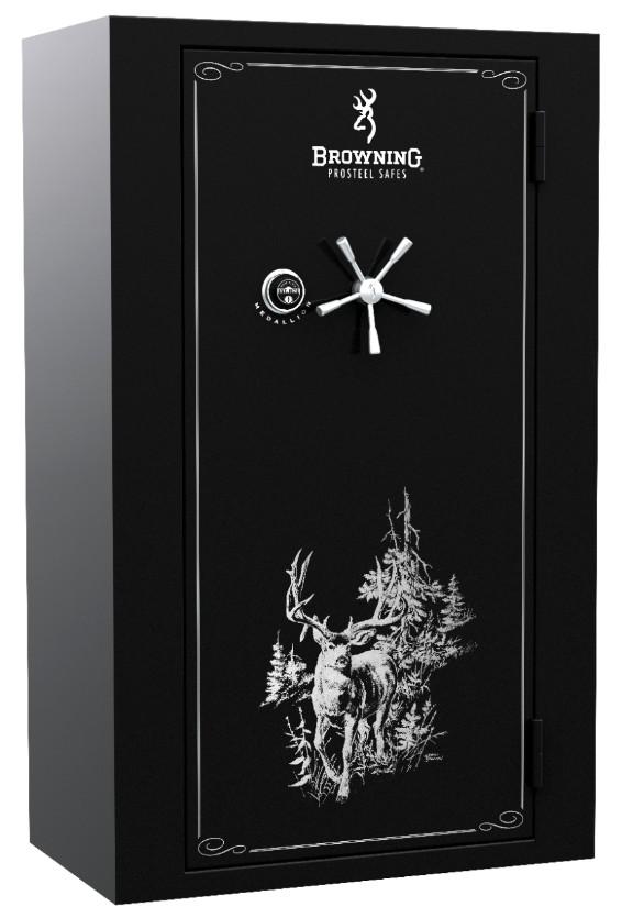 Browning M49T Medallion Series Gun Safe - Premium Fireproof & Biometric Security for Handguns, Rifles & Valuables - Ideal for Home, Office & Vehicle Protection